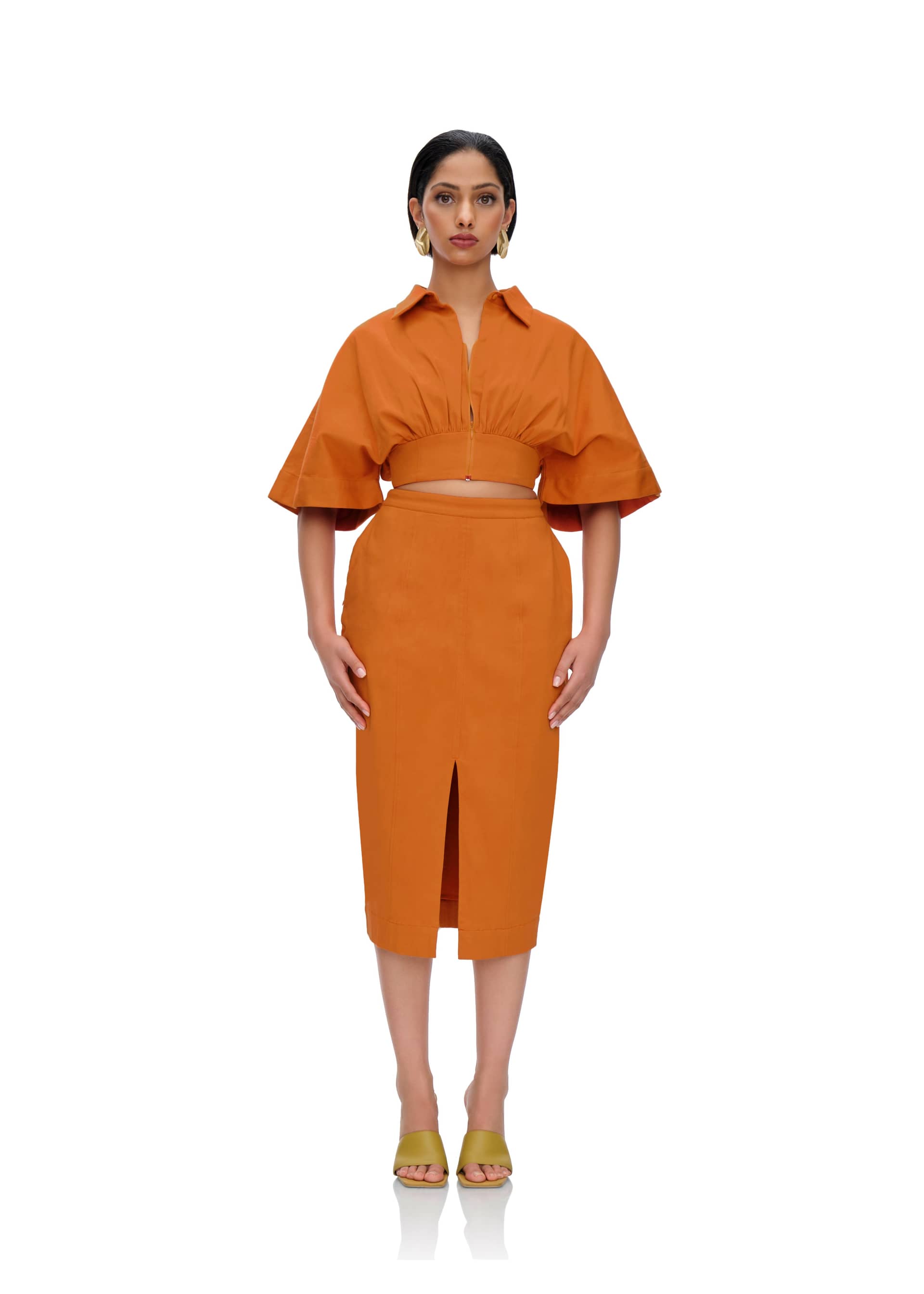 ALU CROP TOP made by Andrea Iyamah