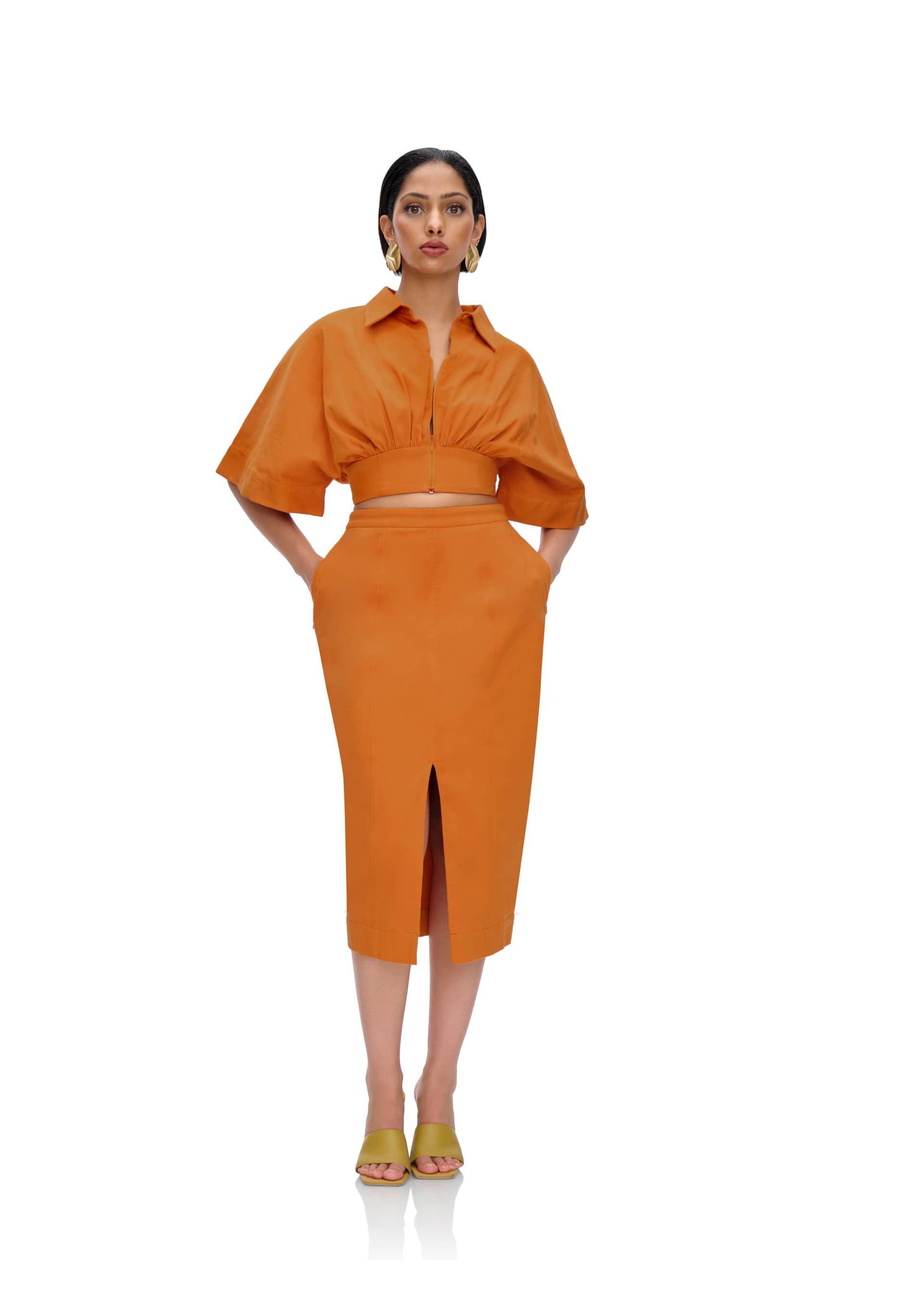 ALU CROP TOP made by Andrea Iyamah