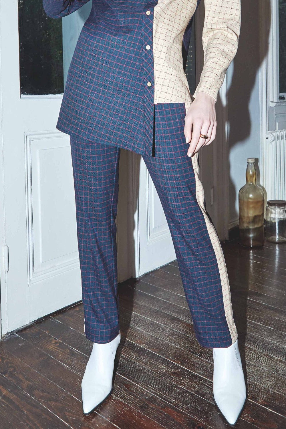 Palme Straight Pants made by Nazli Ceren