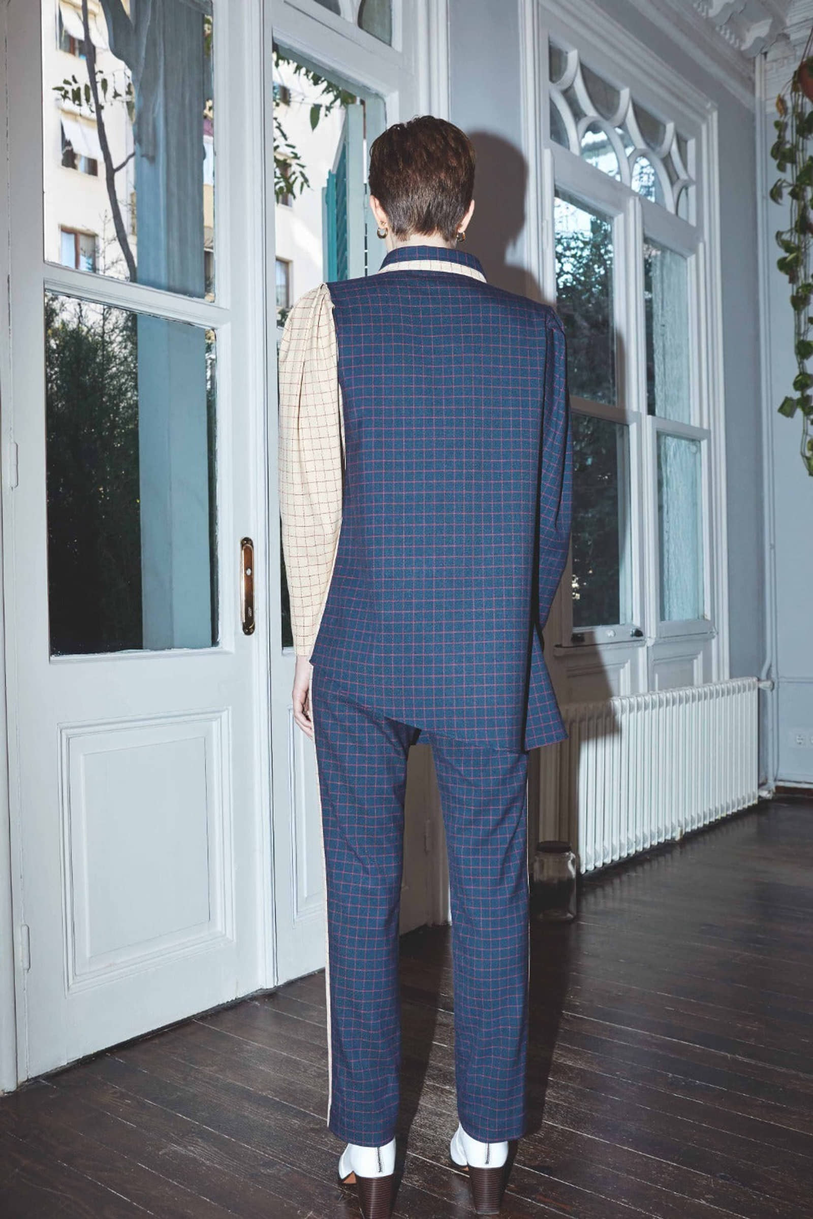 Palme Straight Pants made by Nazli Ceren