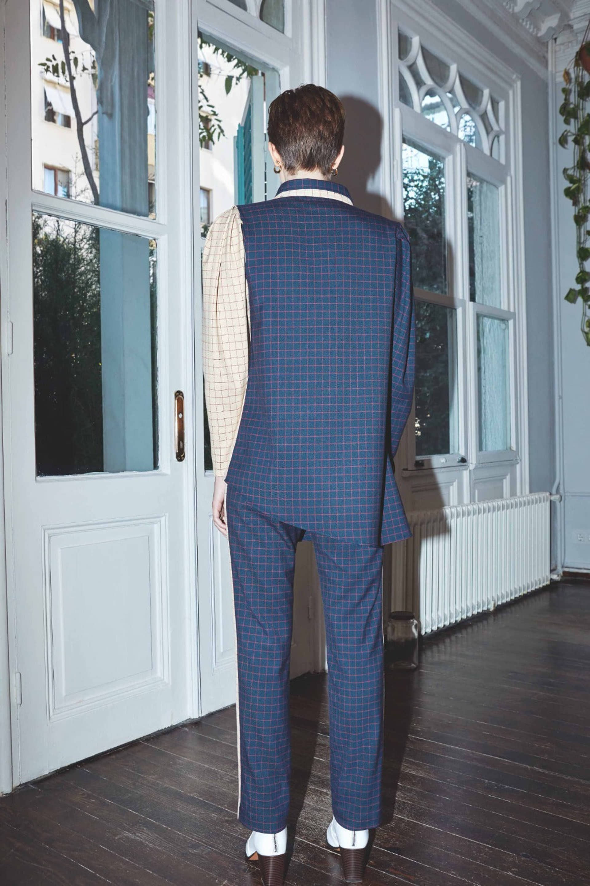 Palme Straight Pants made by Nazli Ceren