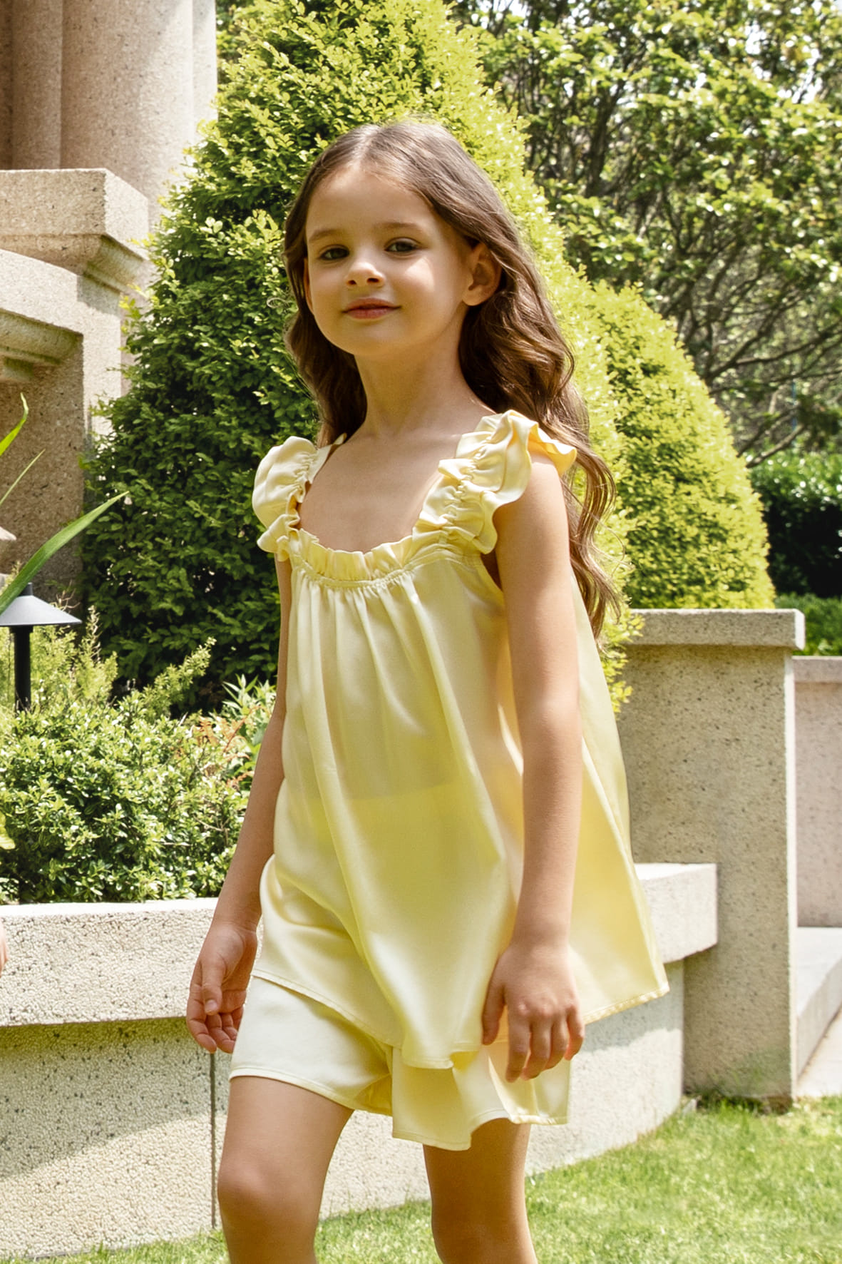 Blooming Kid's Short Pajama Set made by MANITO