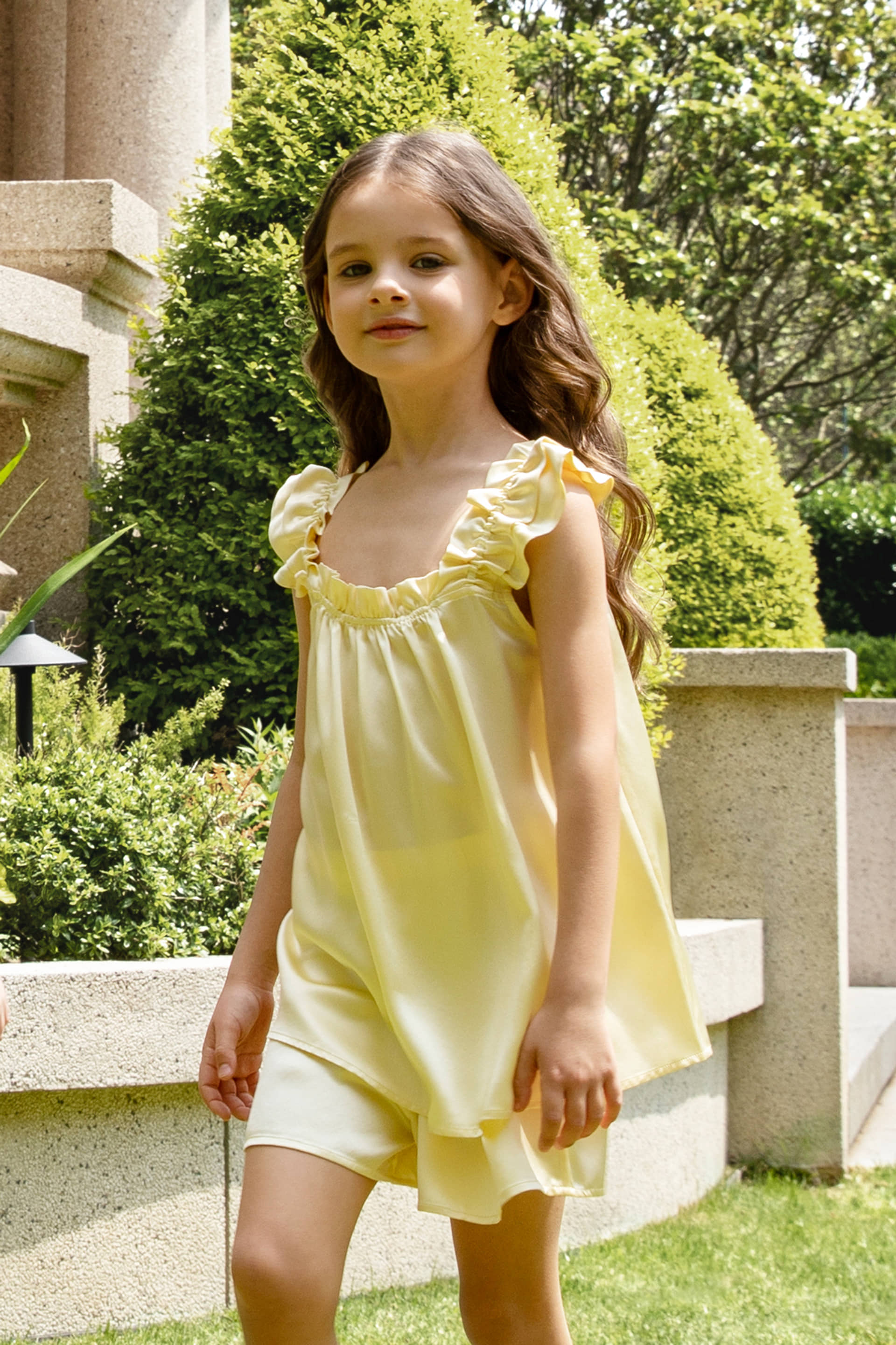 Blooming Kid's Short Pajama Set made by MANITO