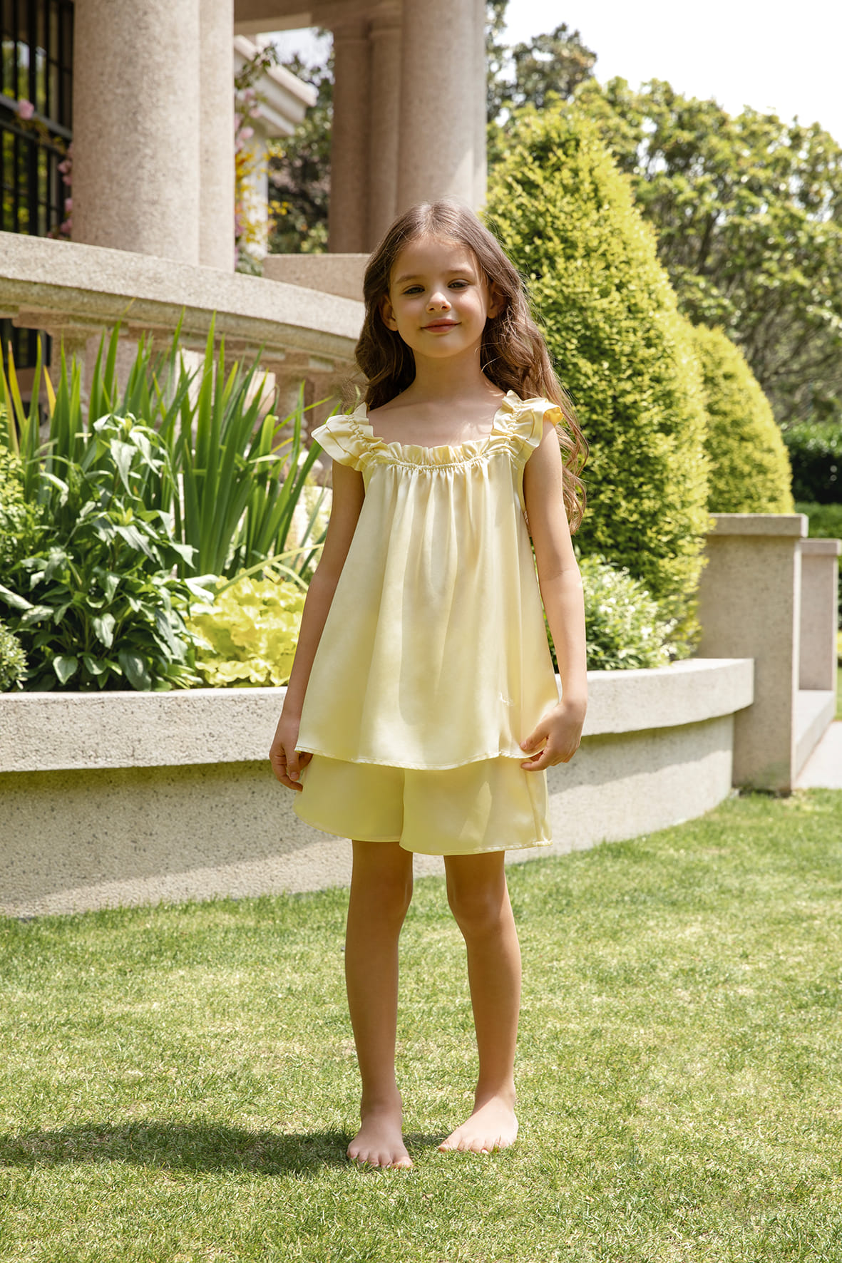 Blooming Kid's Short Pajama Set made by MANITO