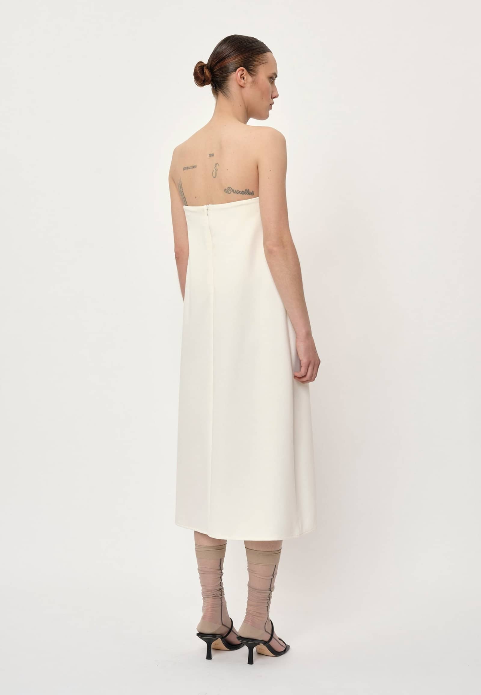 Carly Dress - Off White made by HERSKIND