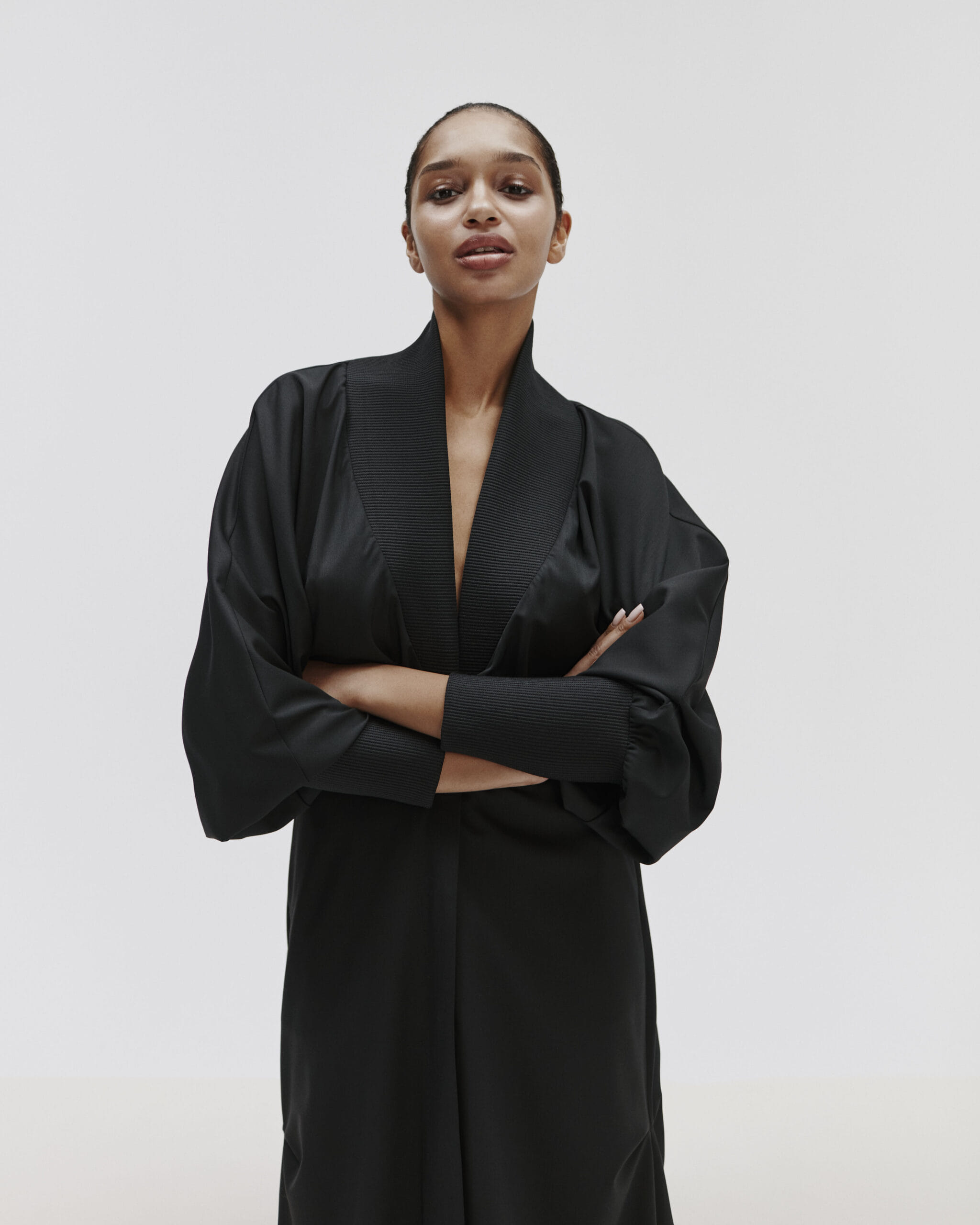 Long Wool Kimono made by YAVORSKA