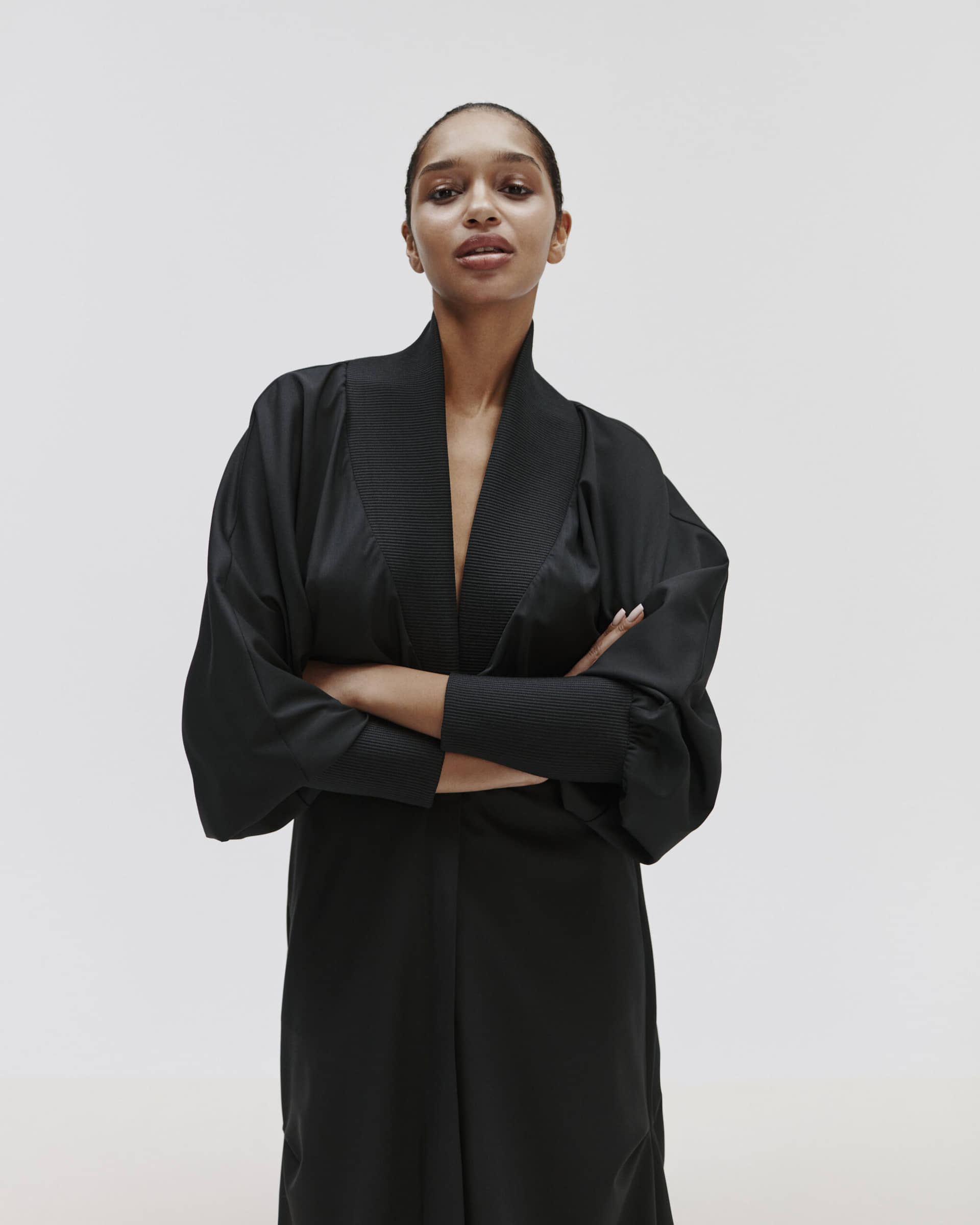 Long Wool Kimono made by YAVORSKA