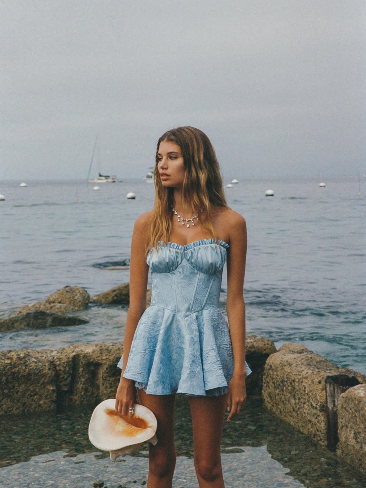 Airina Dress (Blue) in Blue made by Nana Jacqueline