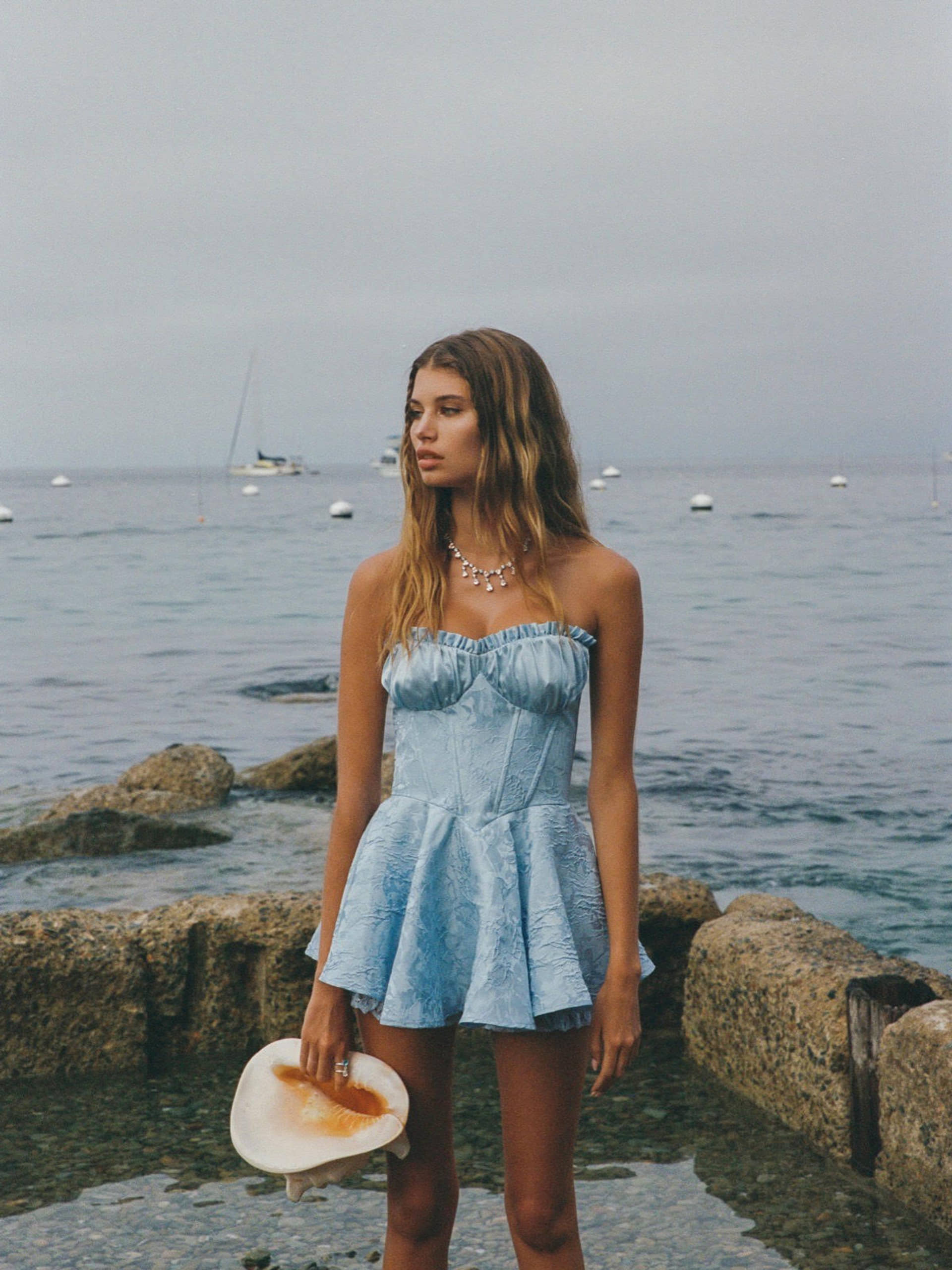 Airina Dress (Blue) in Blue made by Nana Jacqueline