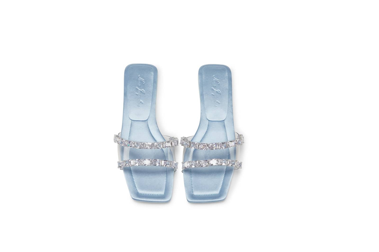 Alexandra Diamond Sandals (Blue) (Final Sale) in Blue made by Nana Jacqueline