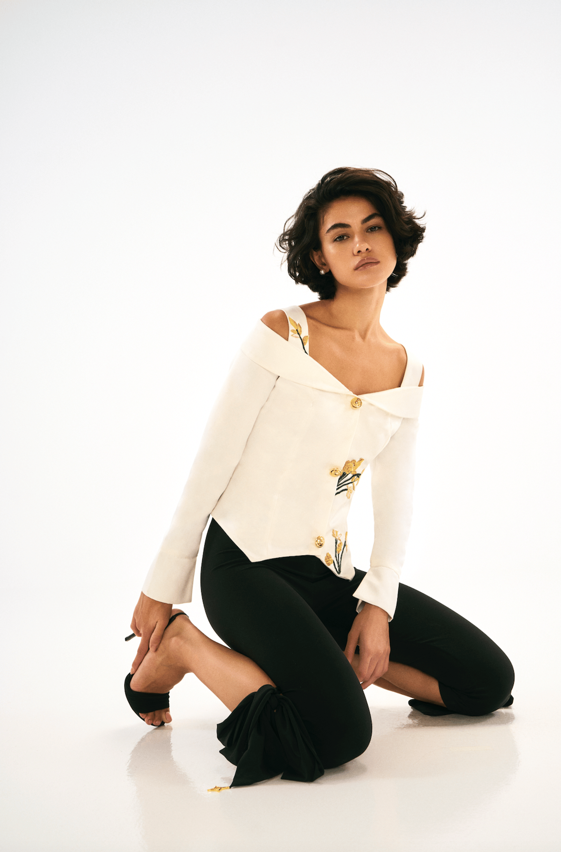 The Poppy Vest made by ONORI