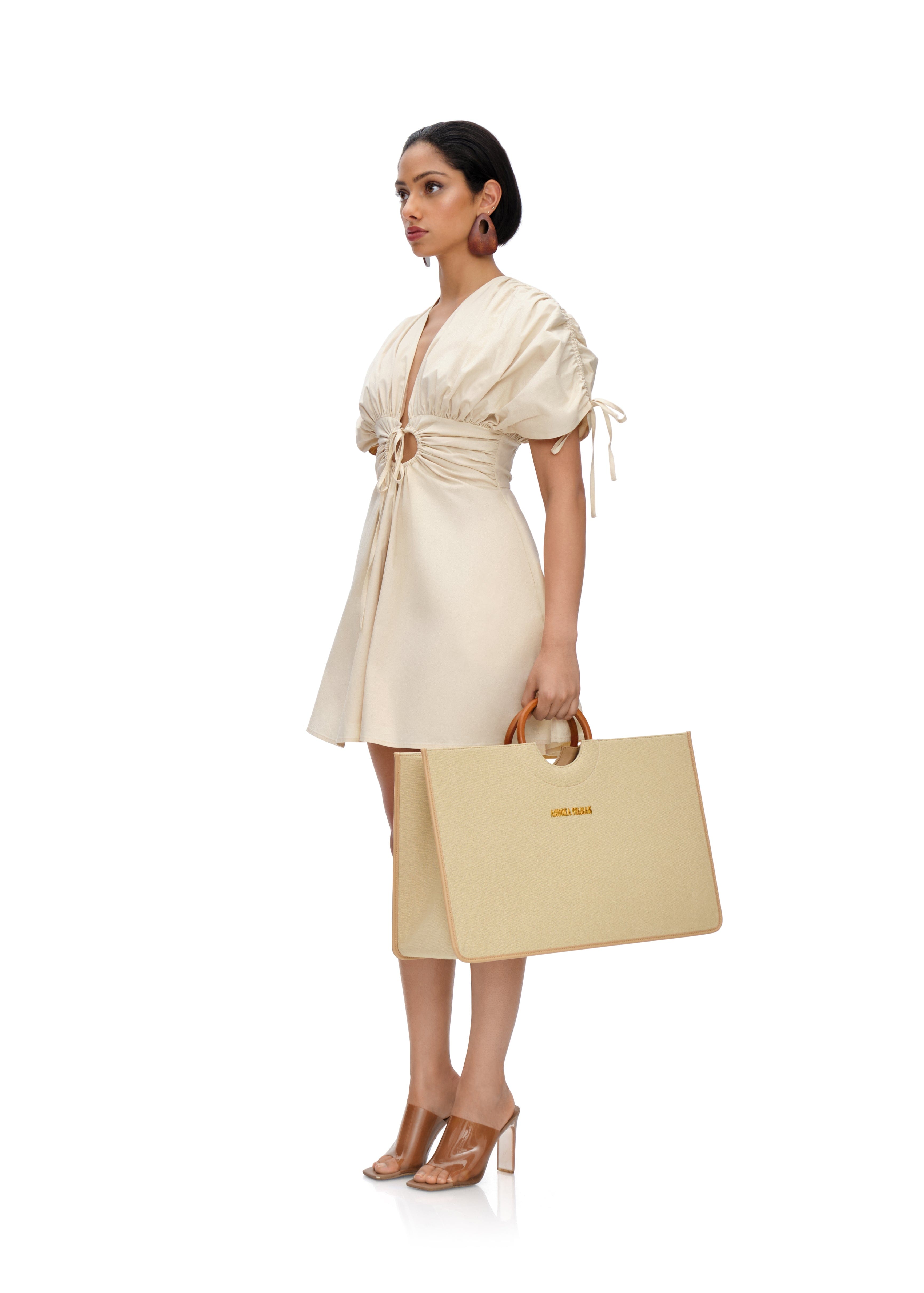 RINA ROMPER - BONE made by Andrea Iyamah