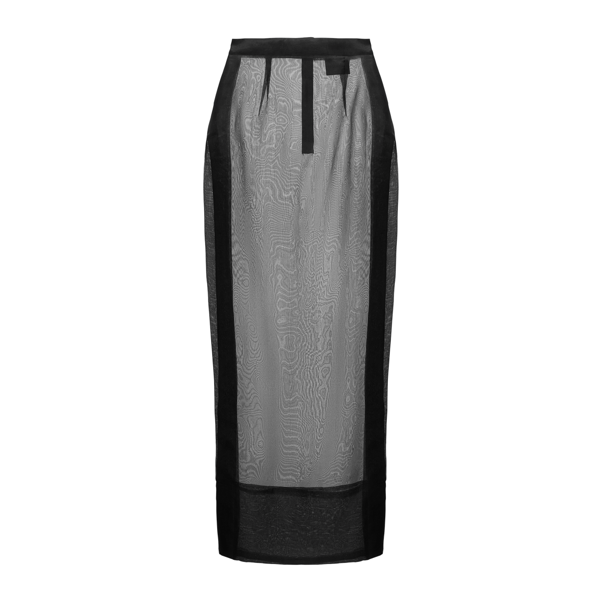 Silk Sheer Maxi Skirt made by YAVORSKA