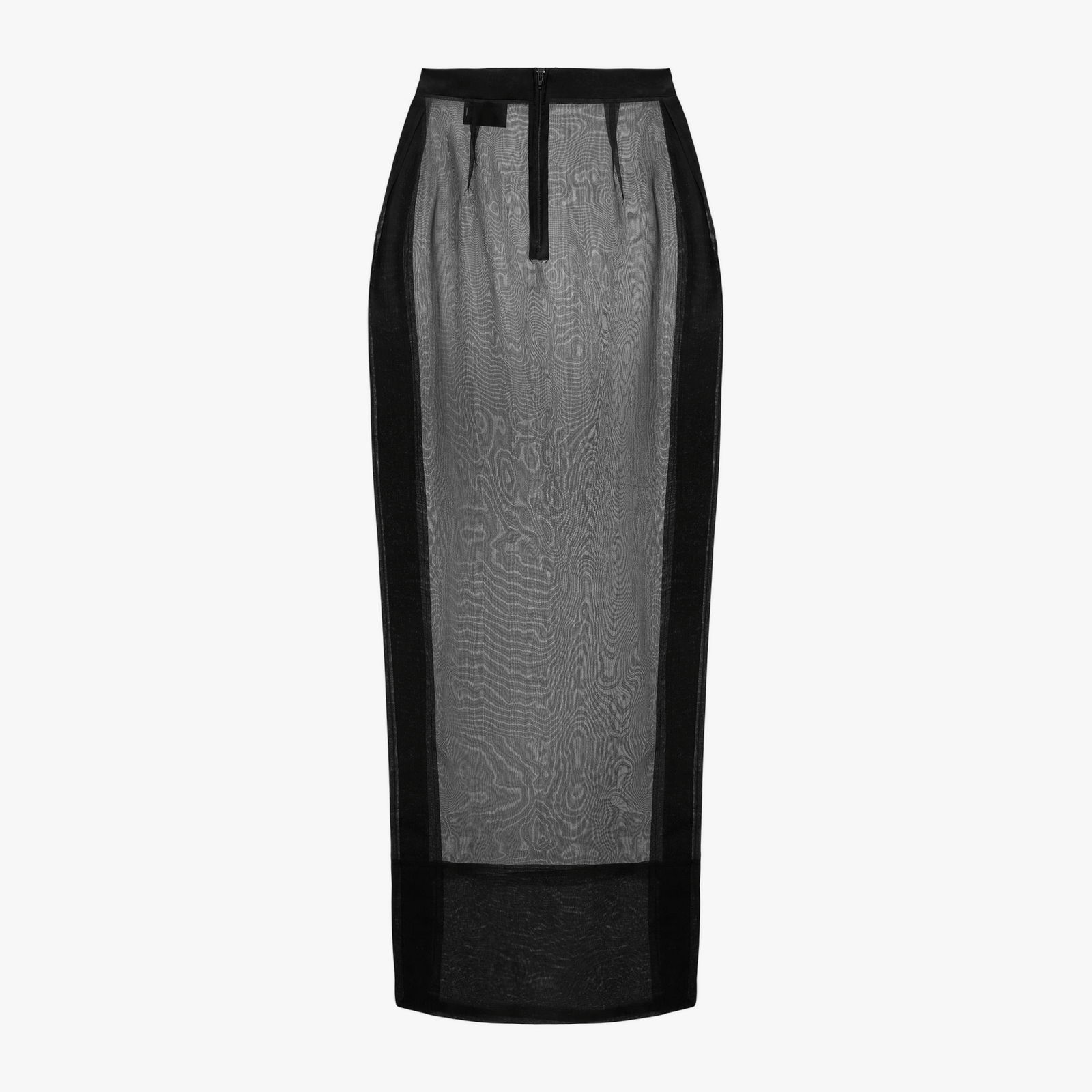 Silk Sheer Maxi Skirt made by YAVORSKA