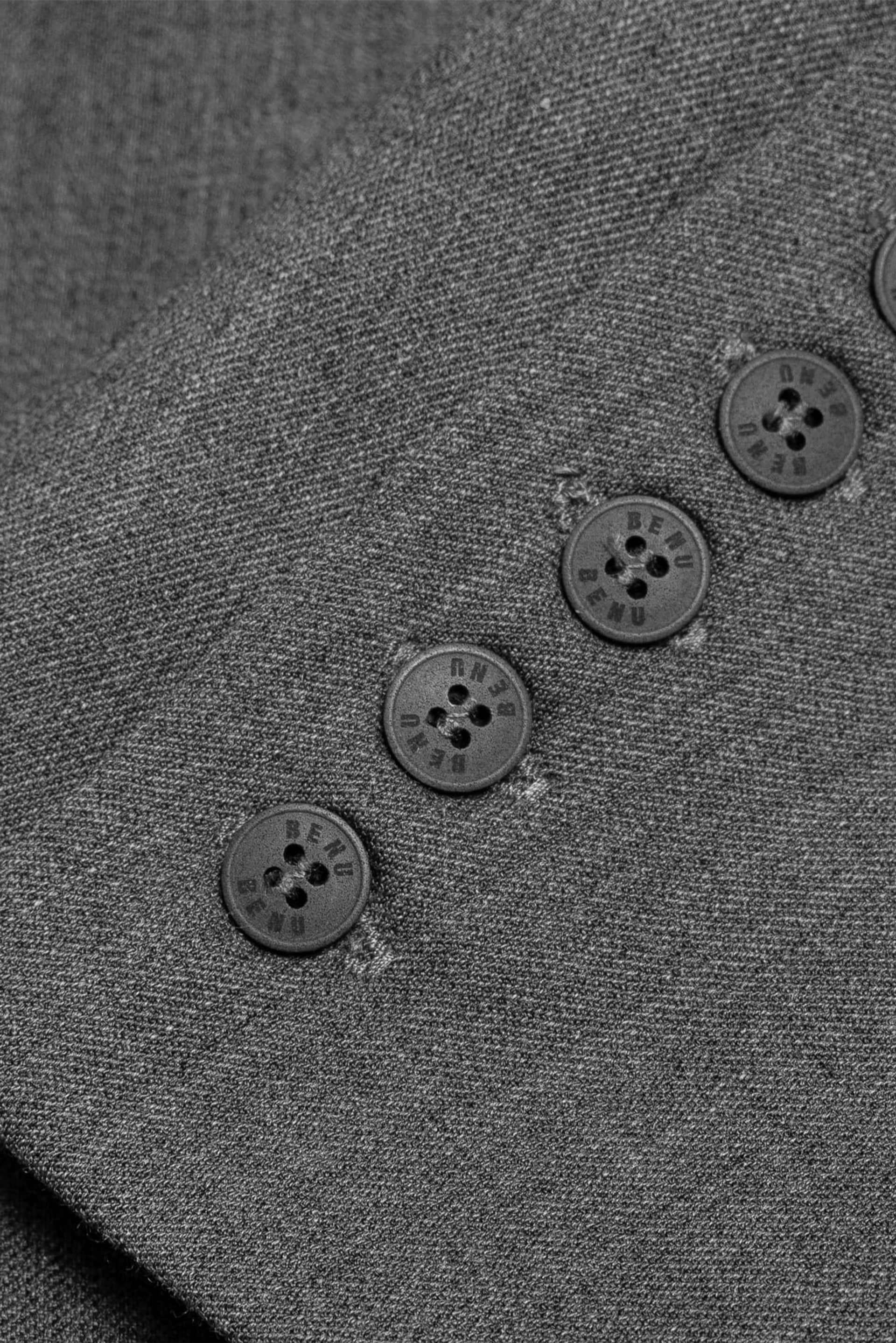 SHORT GRAY JACKET made by BENU Studio