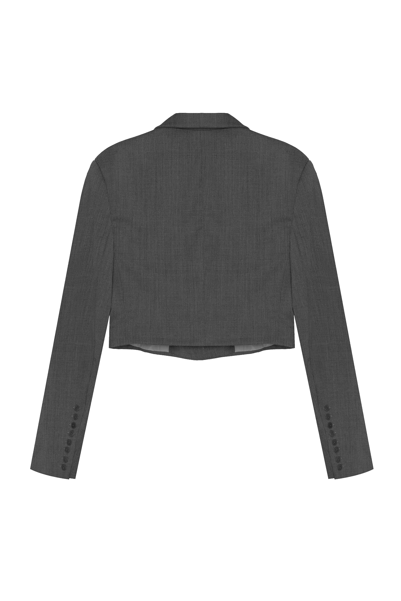 SHORT GRAY JACKET made by BENU Studio