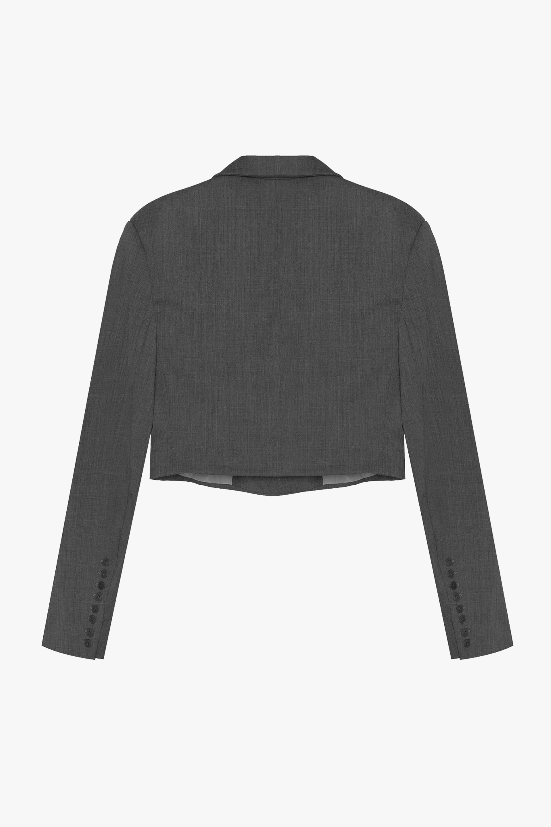 SHORT GRAY JACKET made by BENU Studio