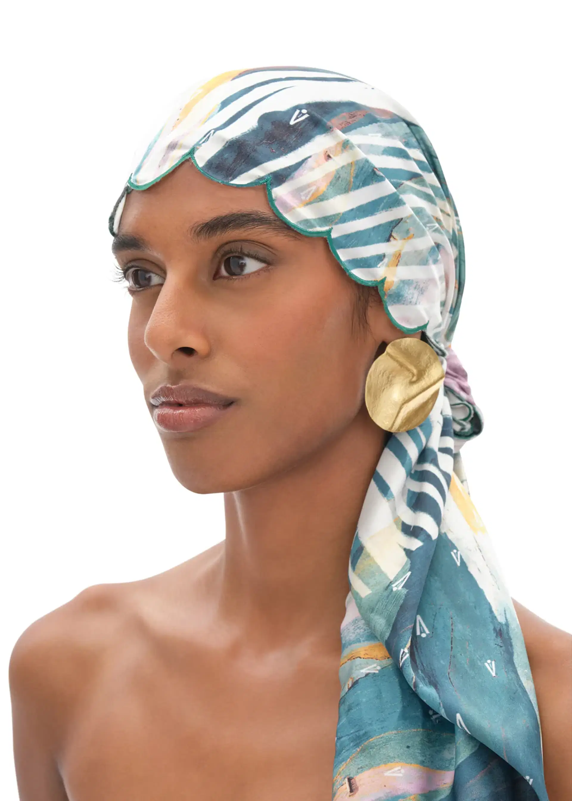 AZI EARRING made by Andrea Iyamah