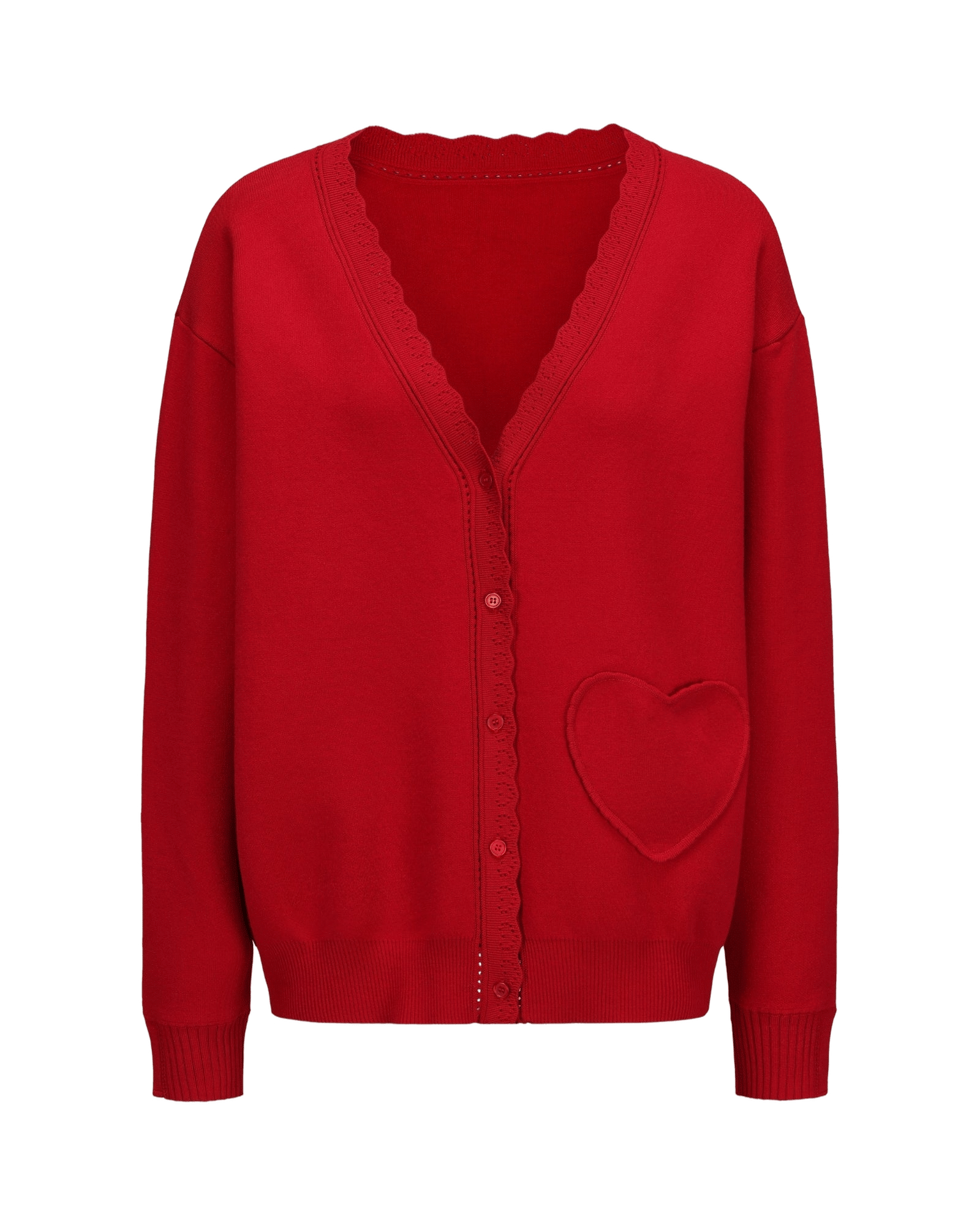Carrie Cardigan (Red) made by Nana Jacqueline