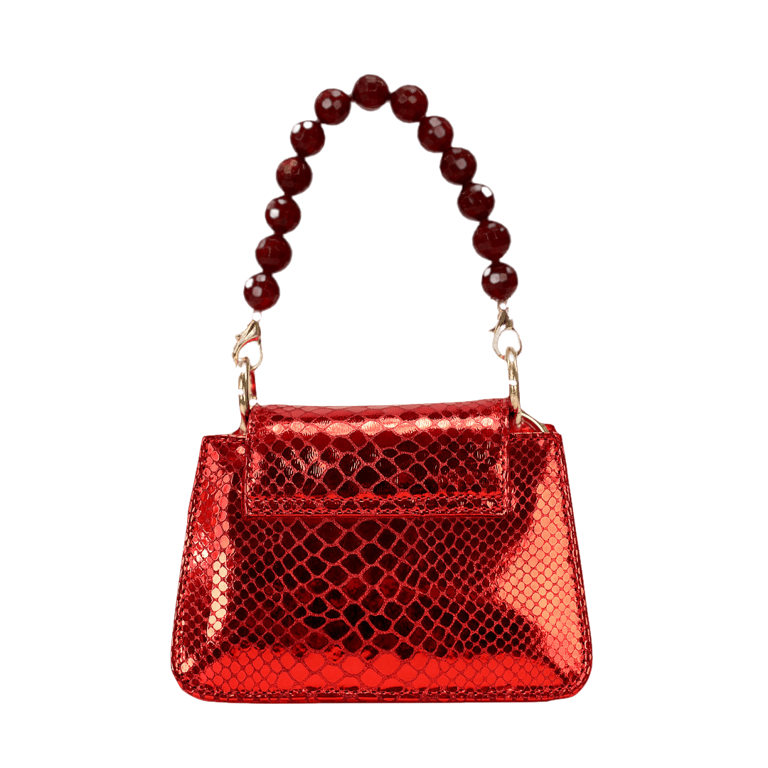 Horra - Metallic Red - Mini Bag made by ALIEL