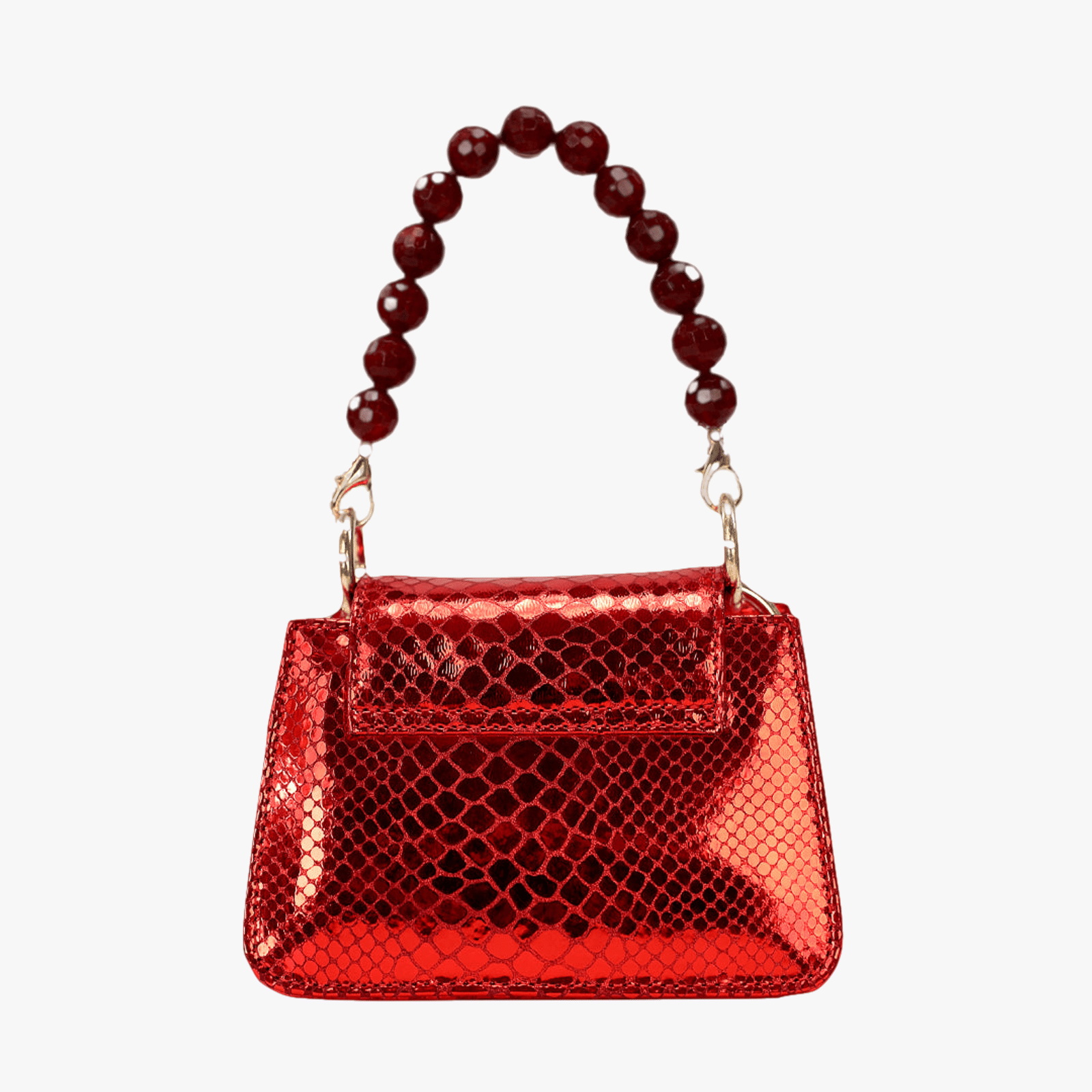 Horra - Metallic Red - Mini Bag made by ALIEL