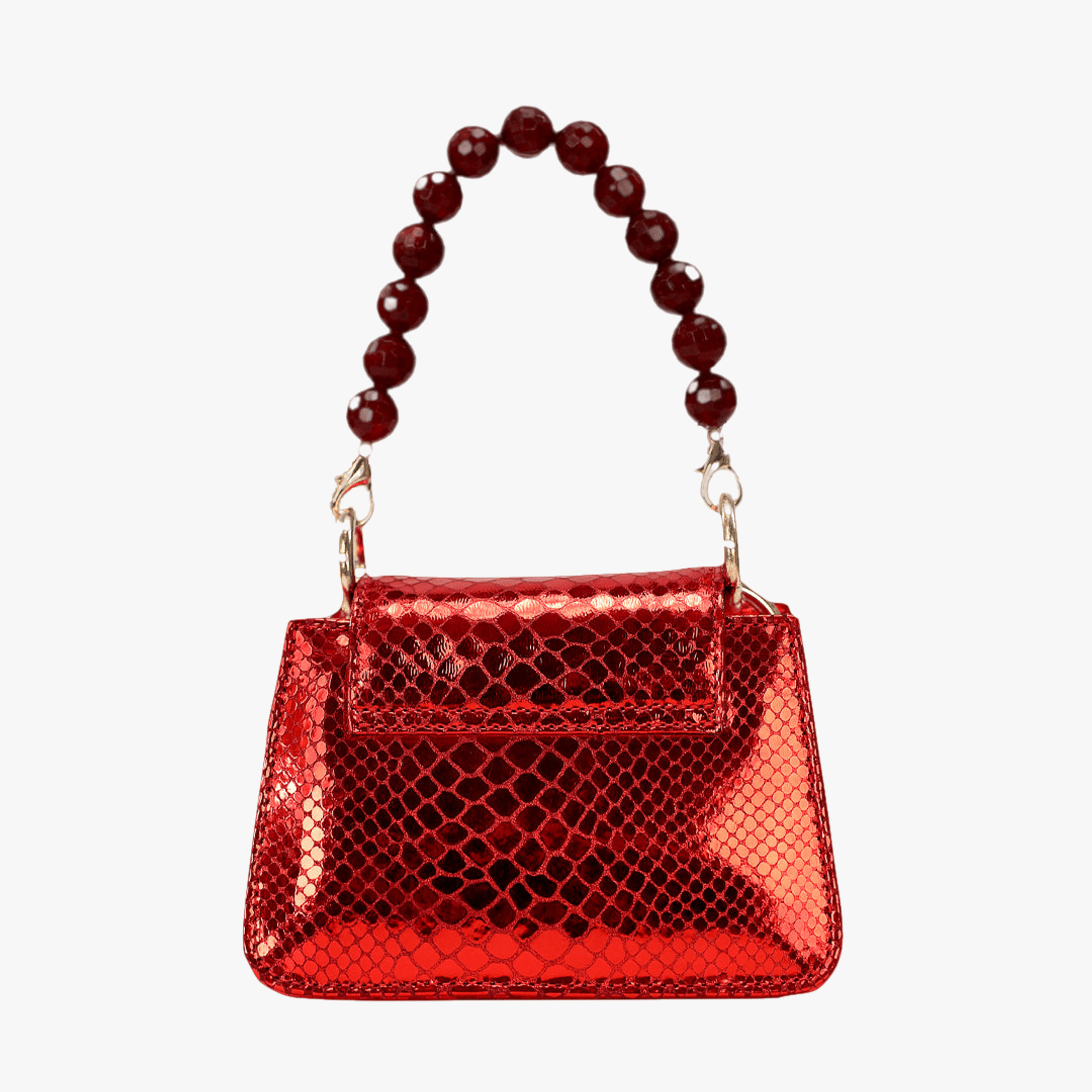 Horra - Metallic Red - Mini Bag made by ALIEL