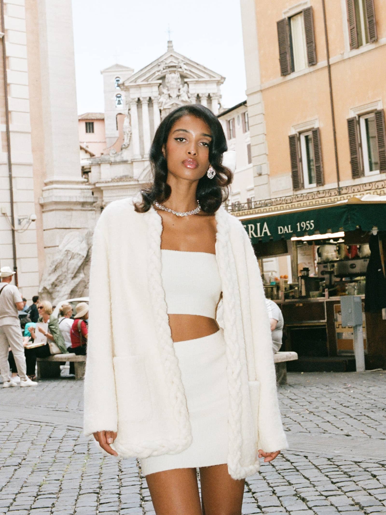 Talia Coat (Off White) made by Nana Jacqueline