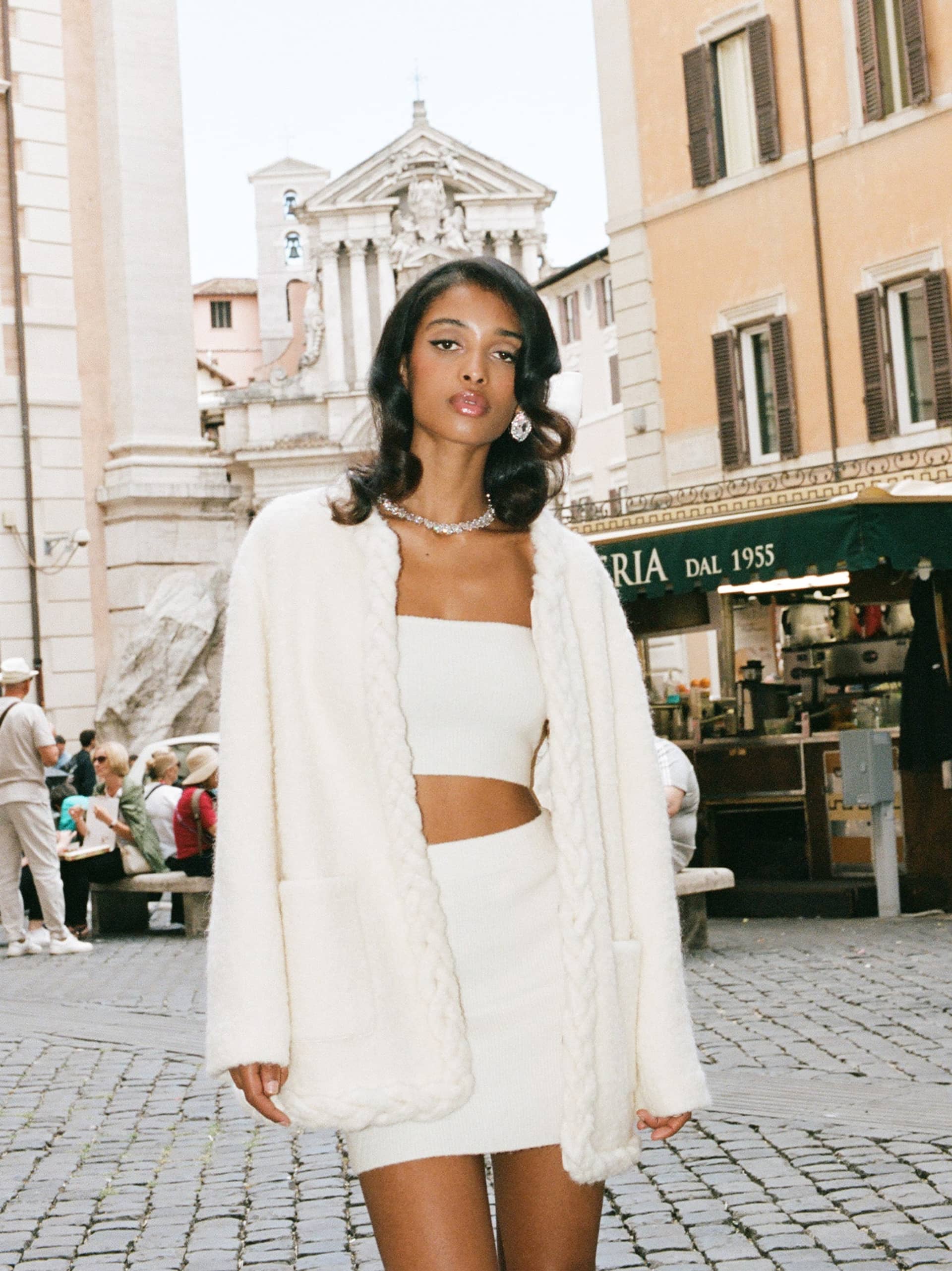 Talia Coat (Off White) made by Nana Jacqueline