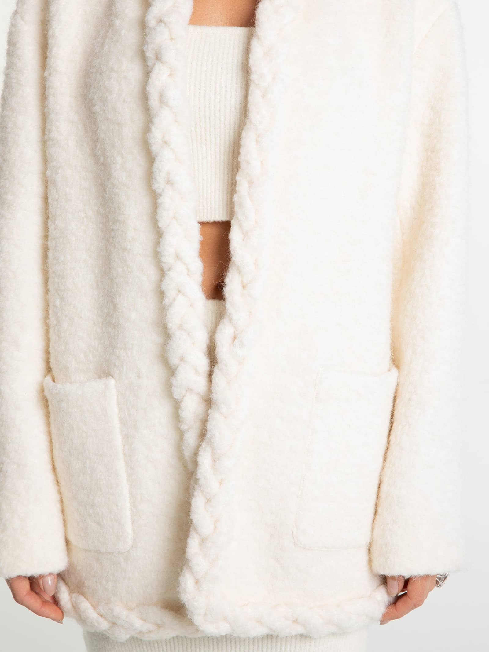 Talia Coat (Off White) made by Nana Jacqueline