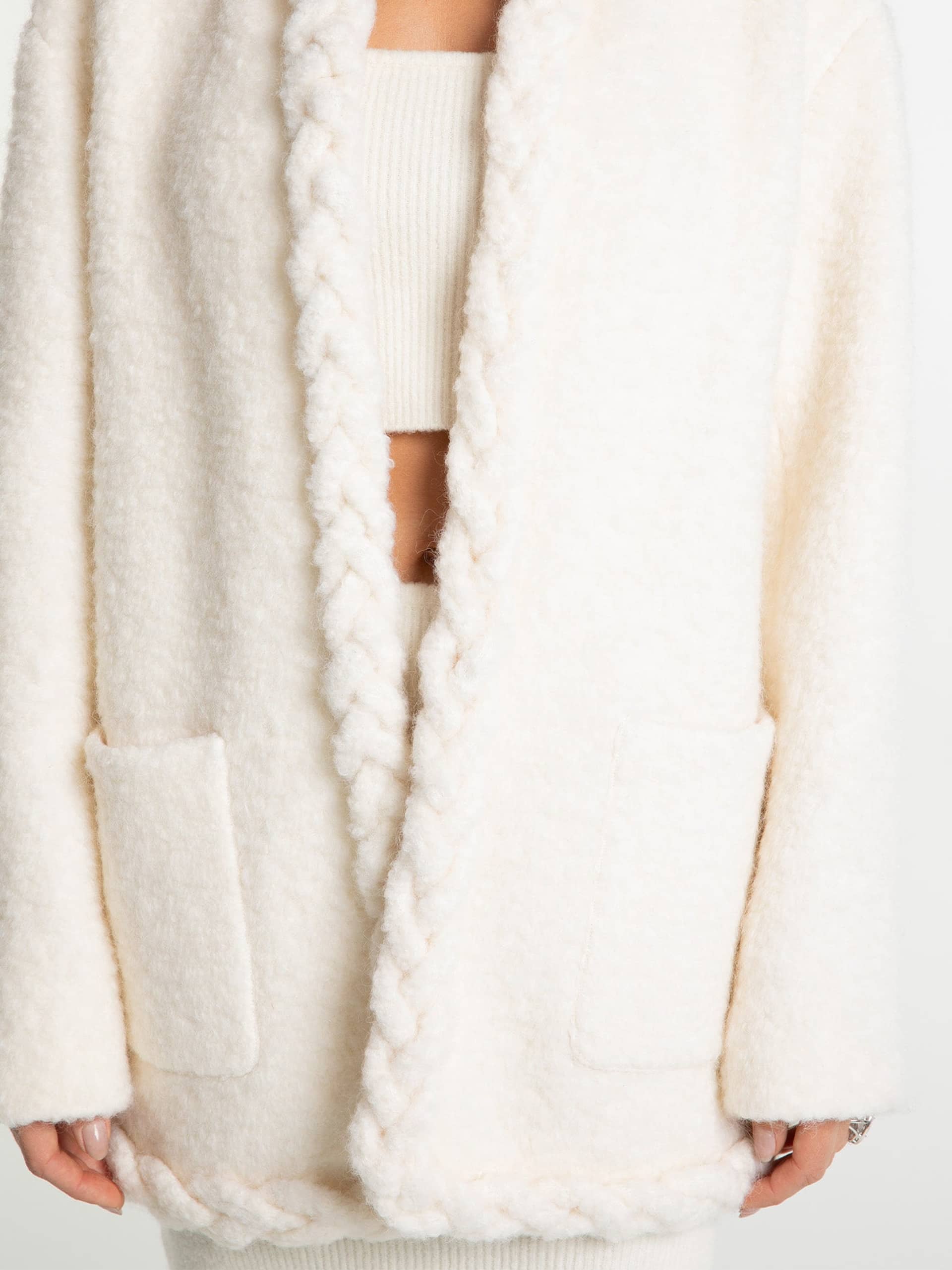 Talia Coat (Off White) made by Nana Jacqueline