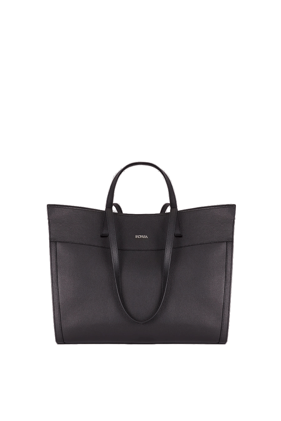 SAONARA SHOPPING TOTAL BLACK PIEL made by Saonara