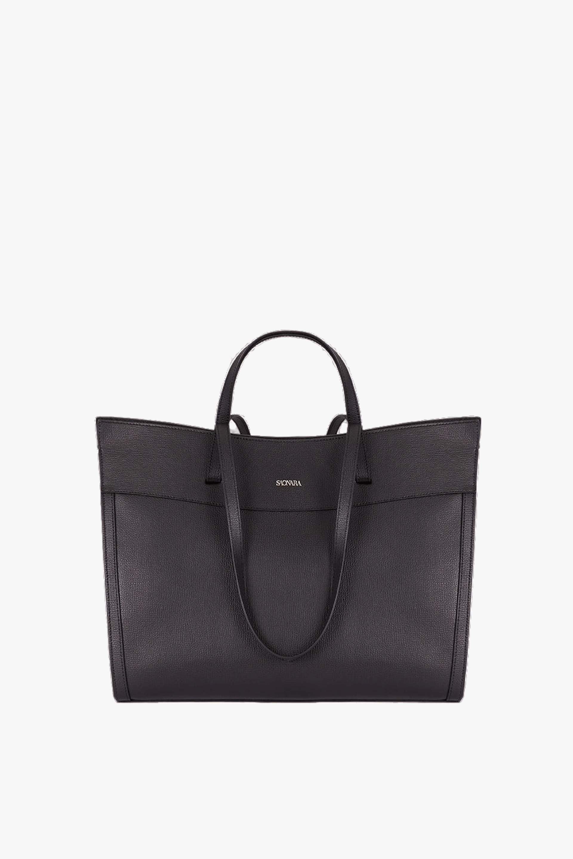 SAONARA SHOPPING TOTAL BLACK PIEL made by Saonara