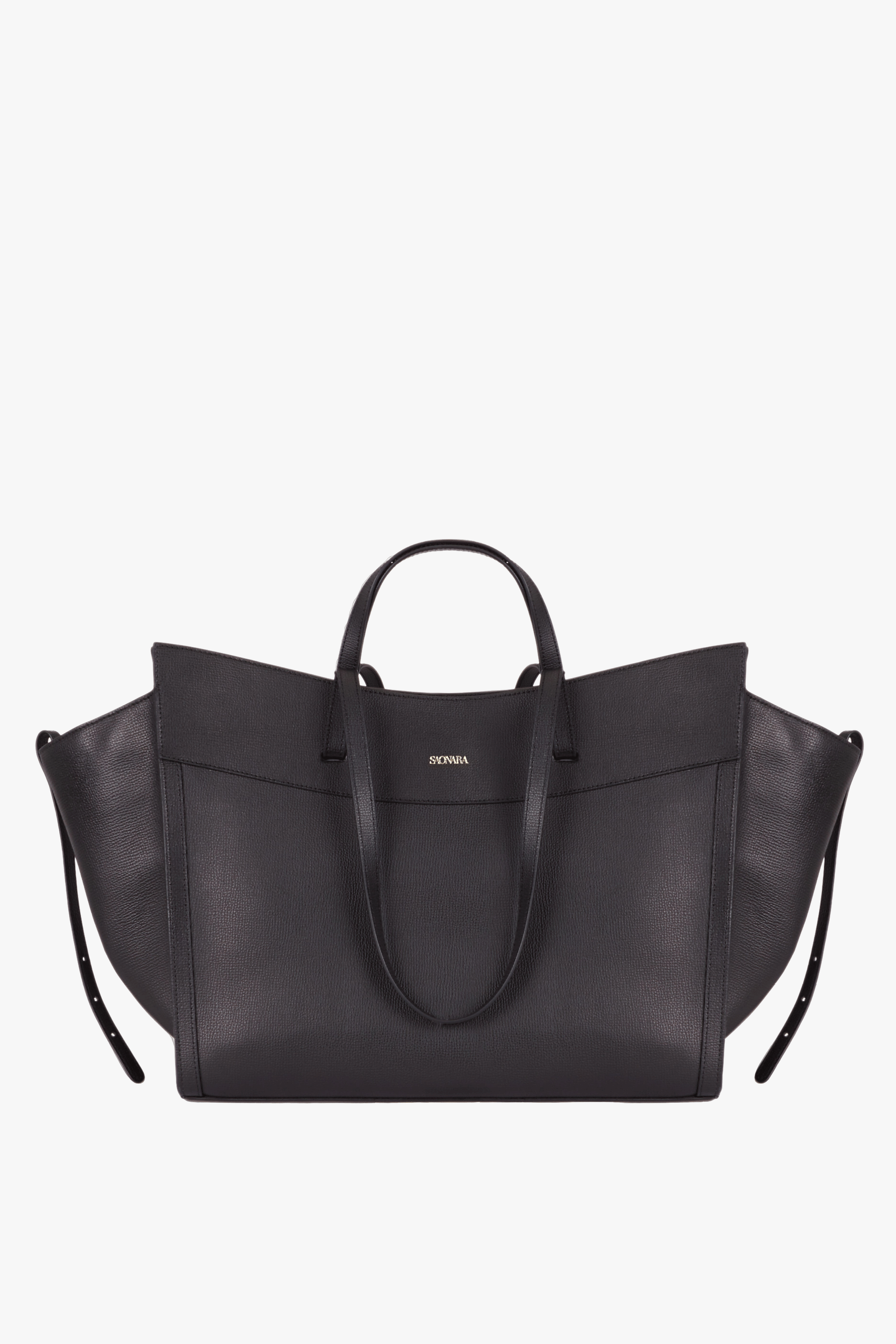 SAONARA SHOPPING TOTAL BLACK PIEL made by Saonara