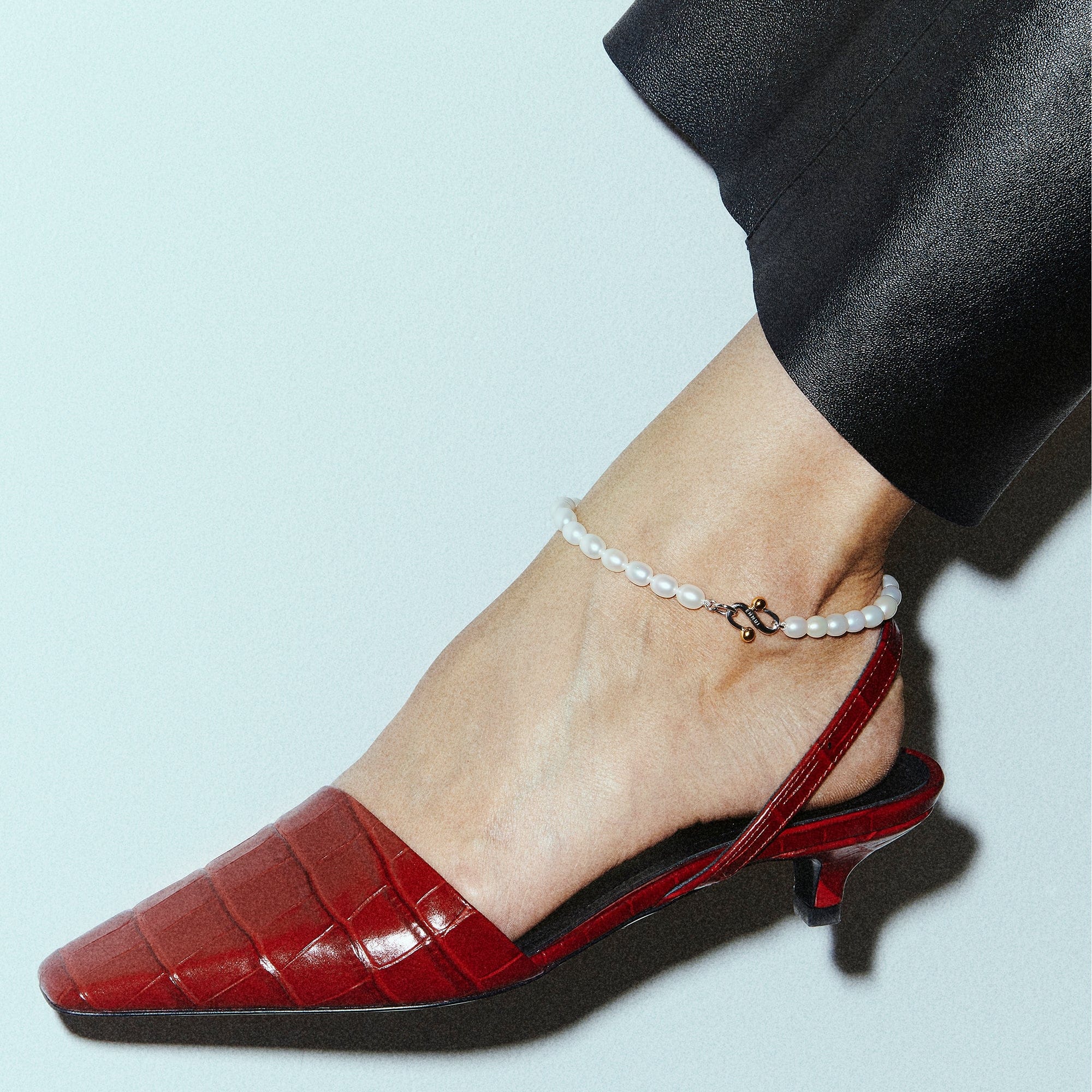 PEARL ANKLET made by ENNUI
