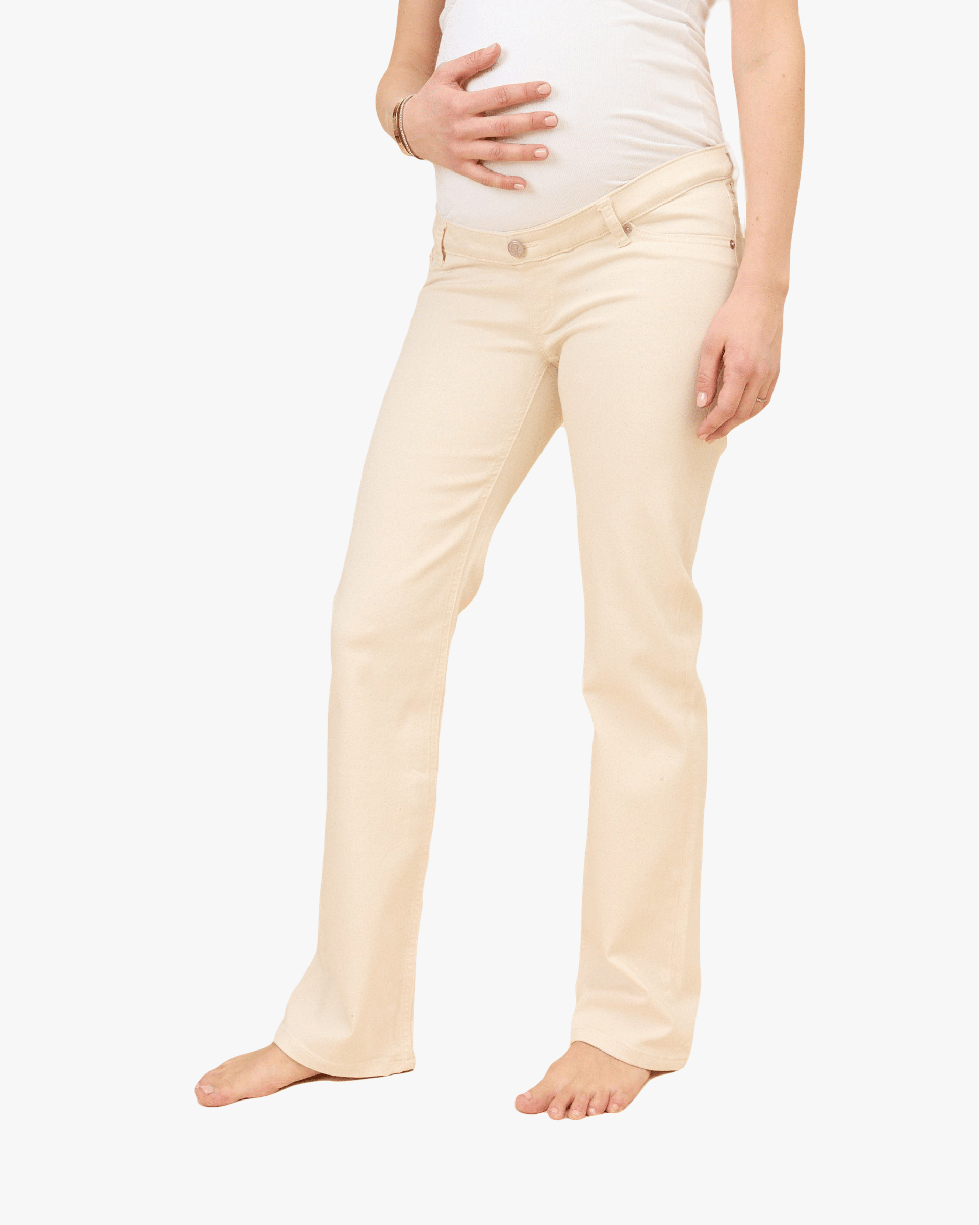 02 Flare Fit - Ecru White made by Ilouity