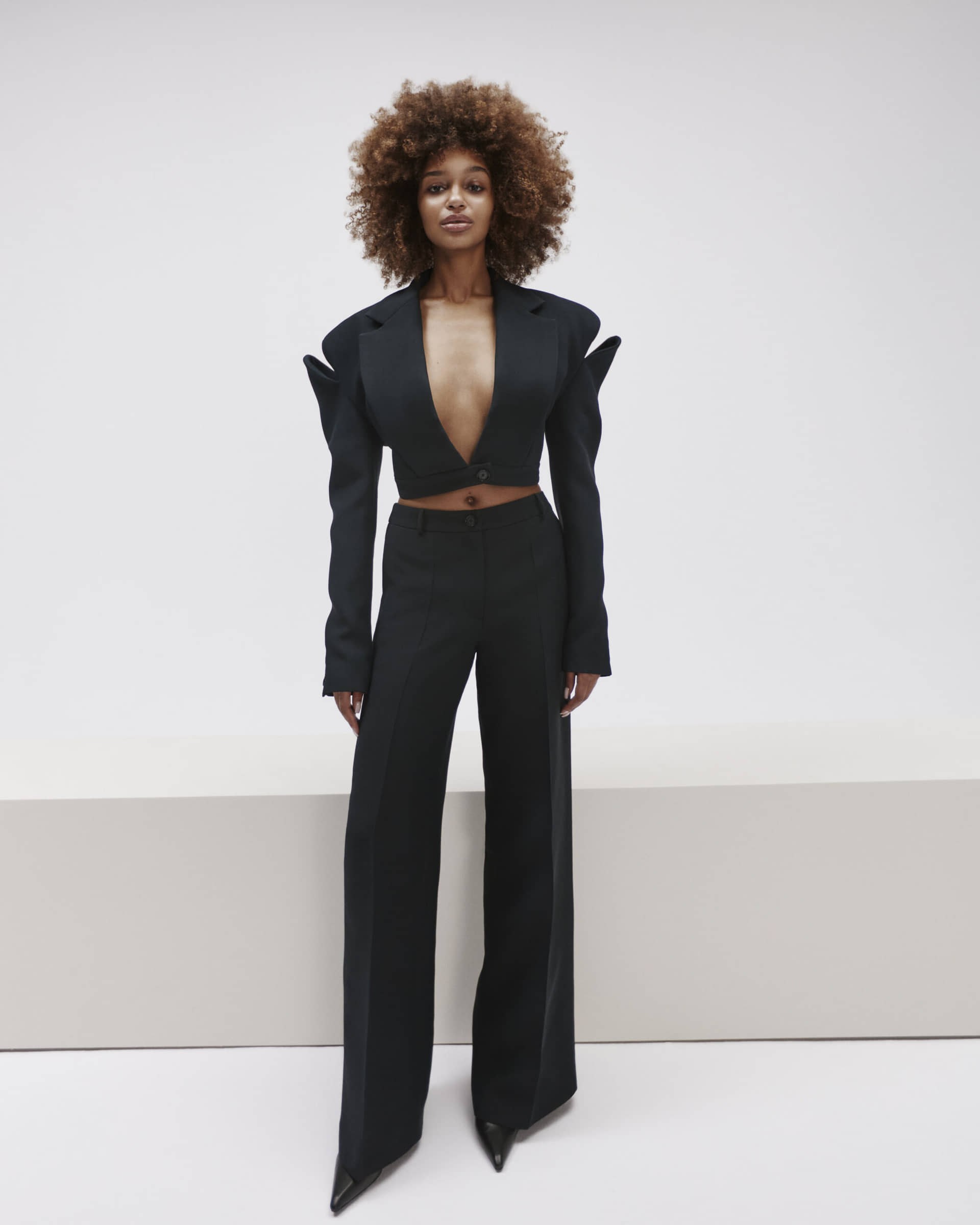 Short Jacket With Cutouts made by YAVORSKA