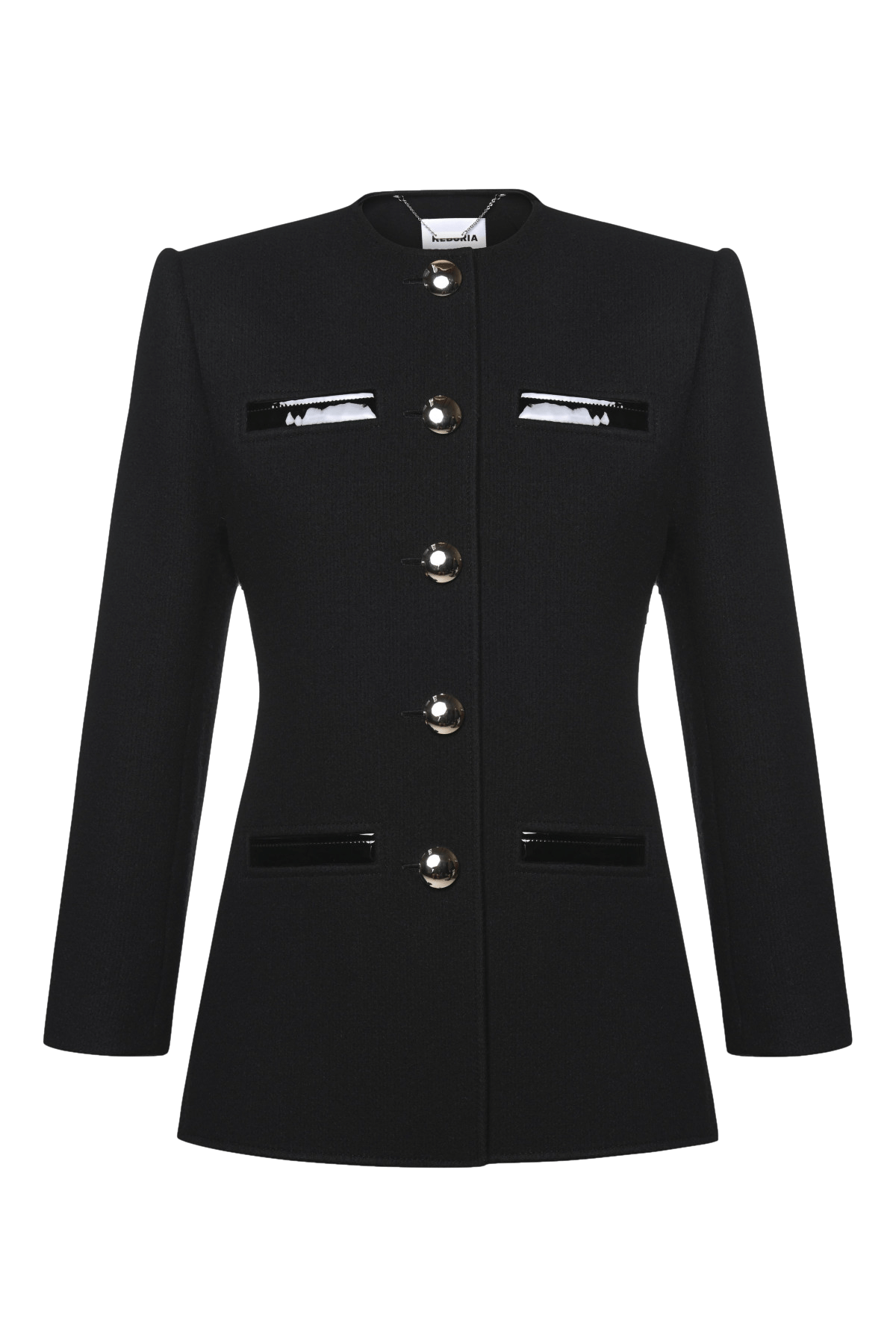 LONGLINE WOOL JACKET made by KEBURIA