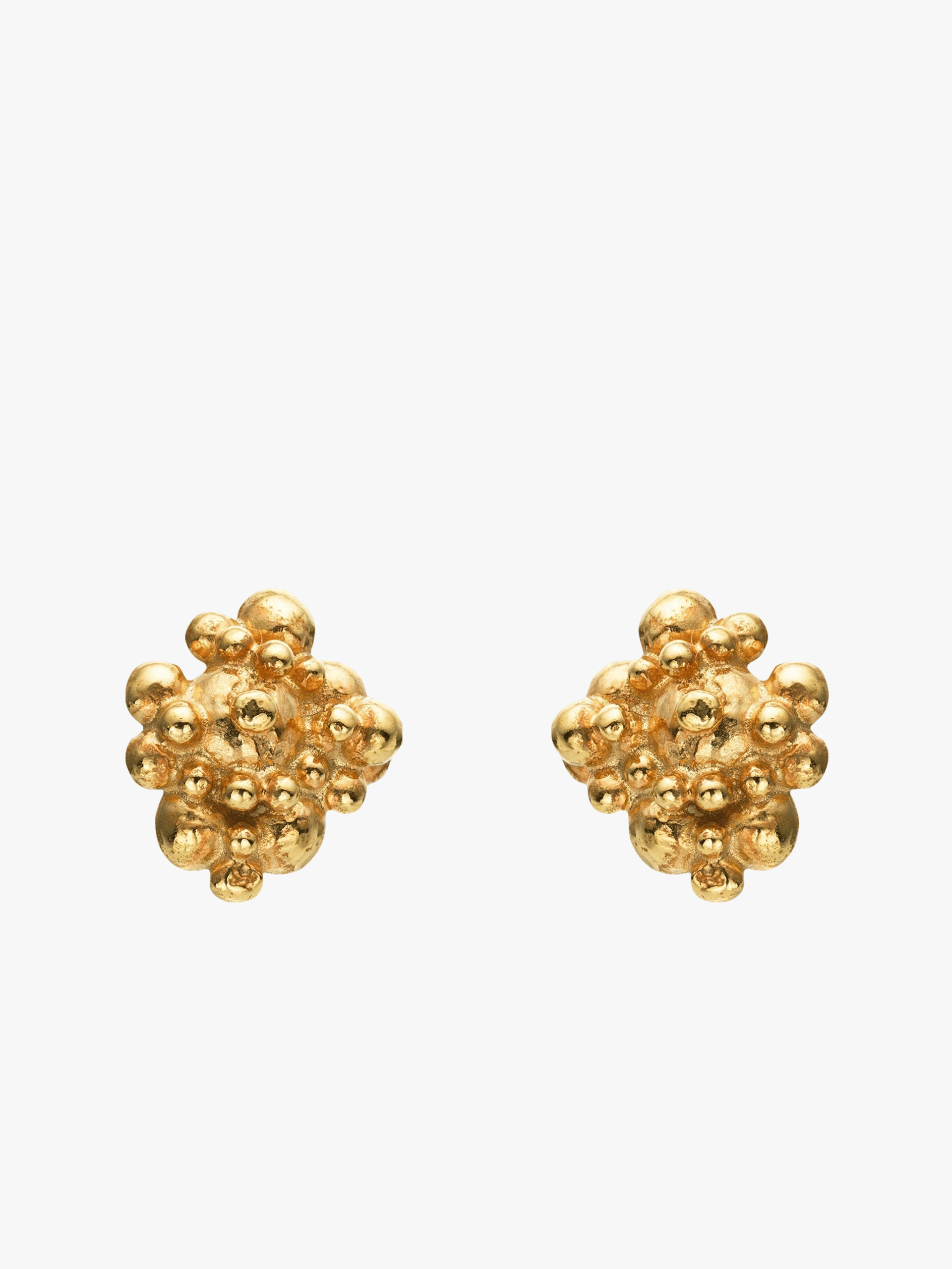Céleste Deux Small Earrings 14ct Gold in Gold made by Eva Remenyi