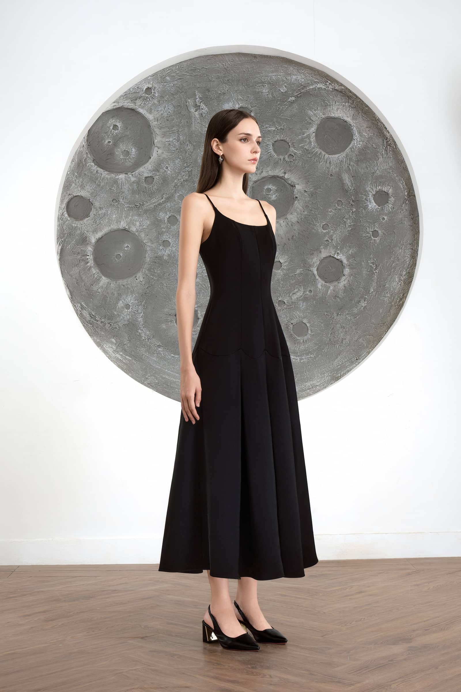 Eclipse Pleated Gown made by JUSTIN TONG