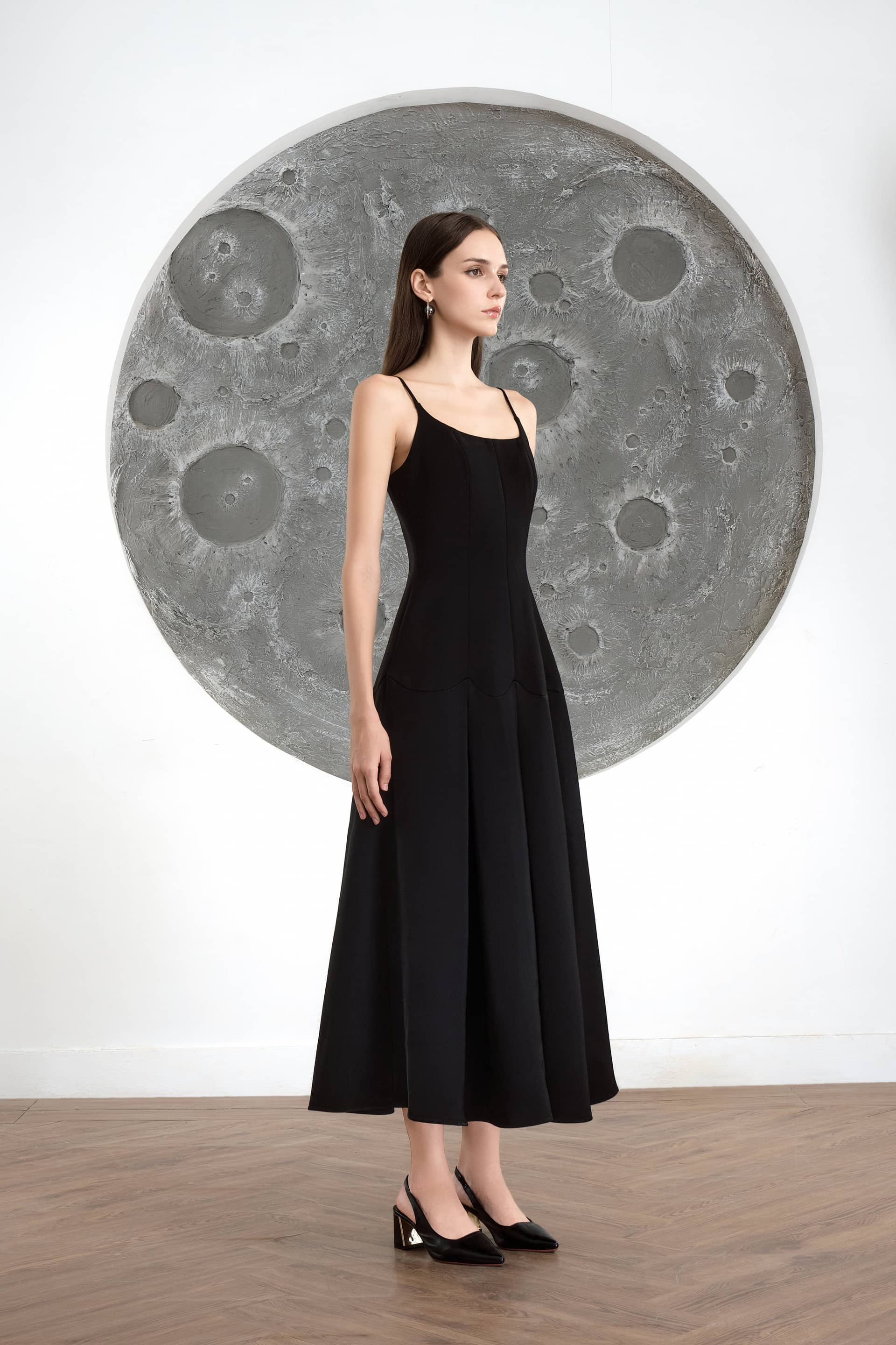Eclipse Pleated Gown made by JUSTIN TONG