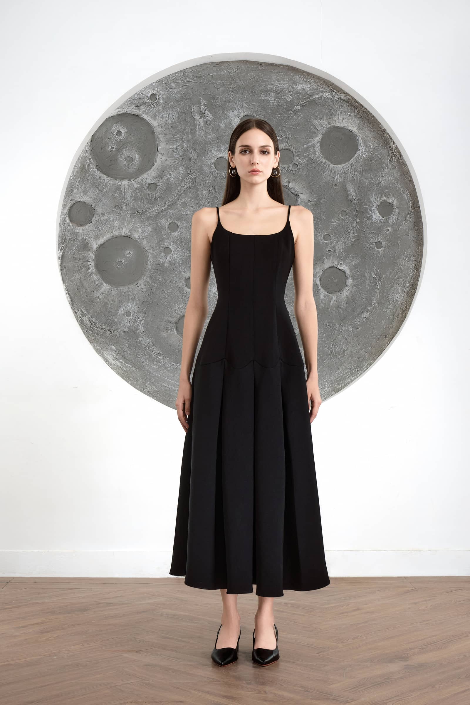 Eclipse Pleated Gown made by JUSTIN TONG