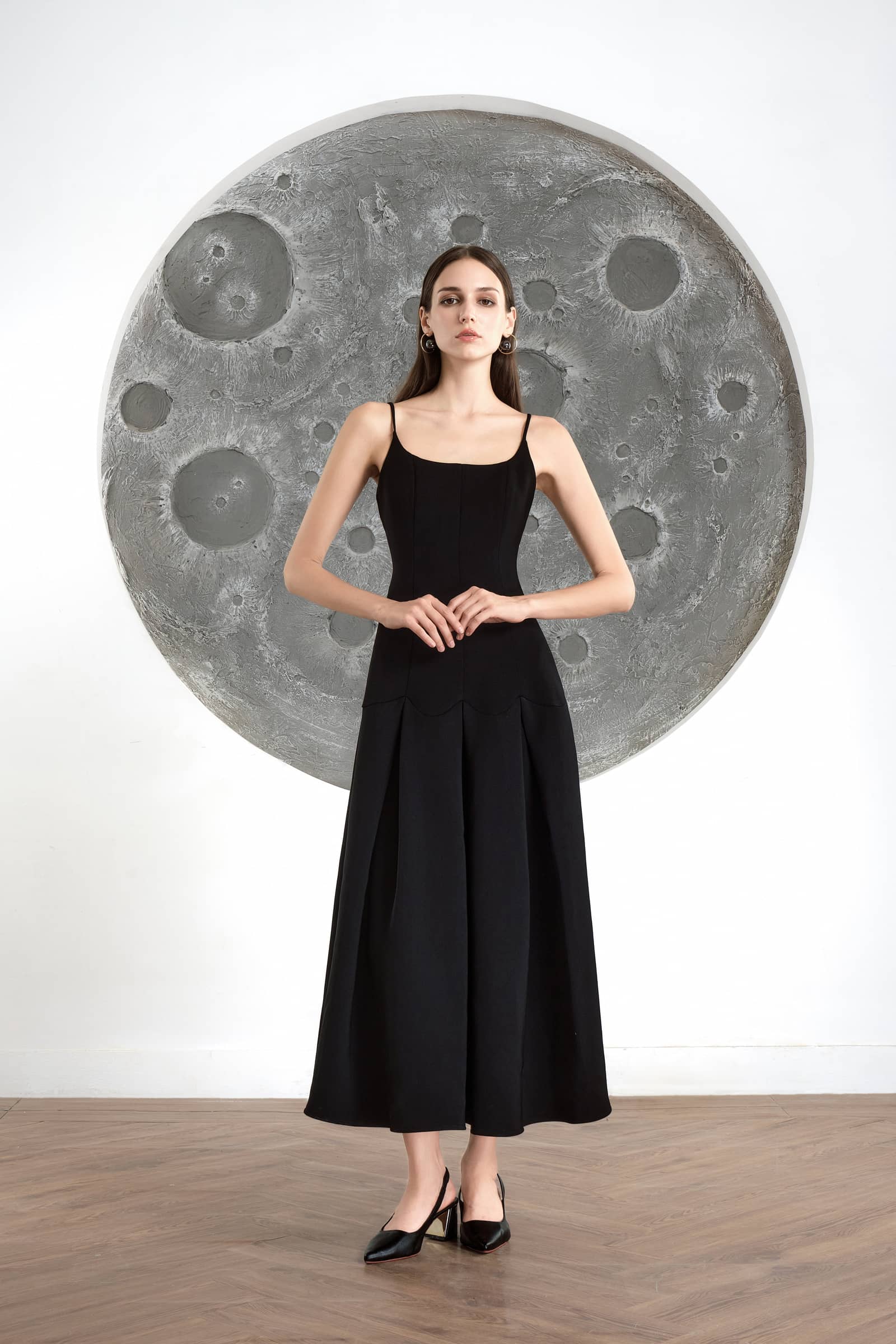 Eclipse Pleated Gown made by JUSTIN TONG