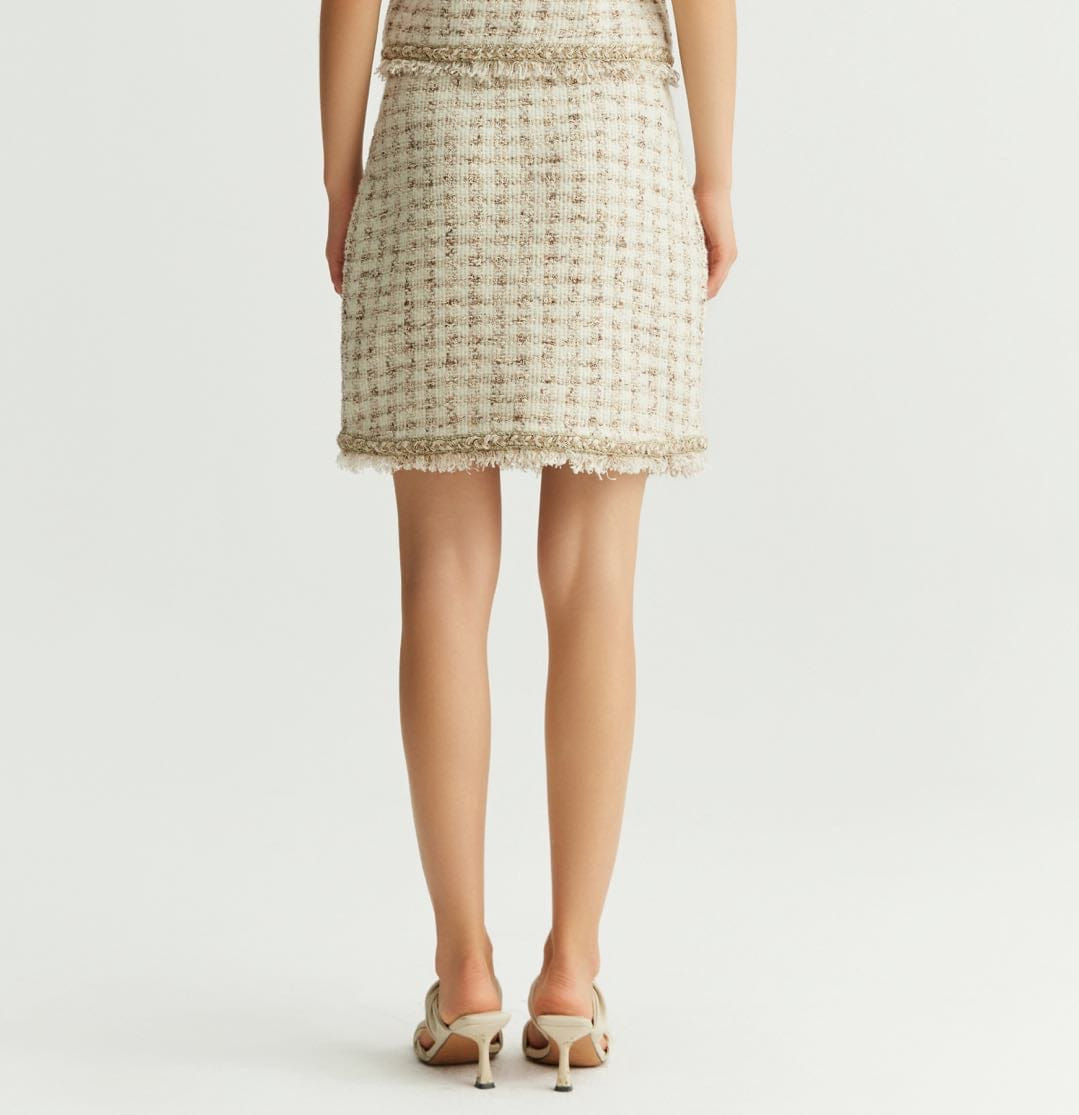 HOUNDSTOOTH SKIRT made by CRUSH Collection