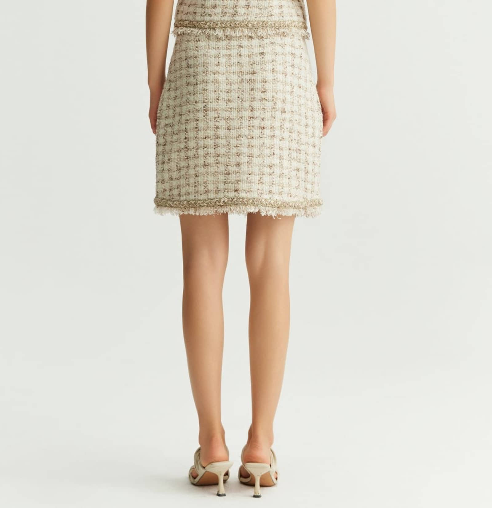 HOUNDSTOOTH SKIRT made by CRUSH Collection