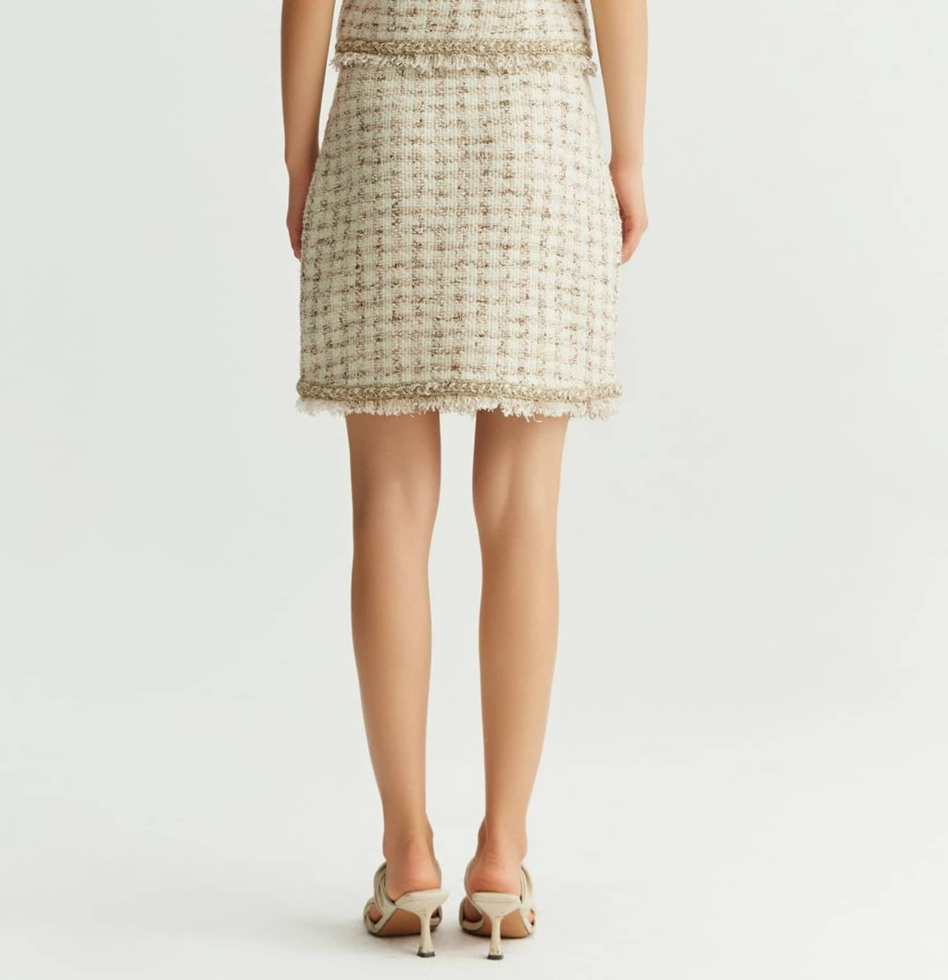 HOUNDSTOOTH SKIRT made by CRUSH Collection