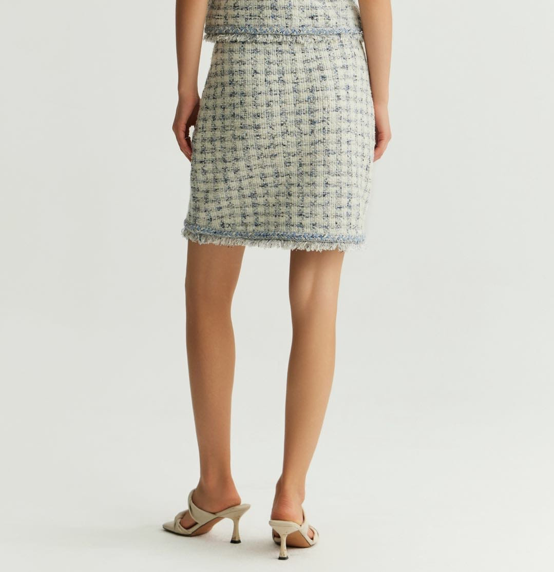 HOUNDSTOOTH SKIRT made by CRUSH Collection