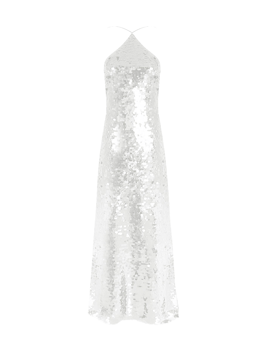 Cosmos Dress - White made by Gigii's