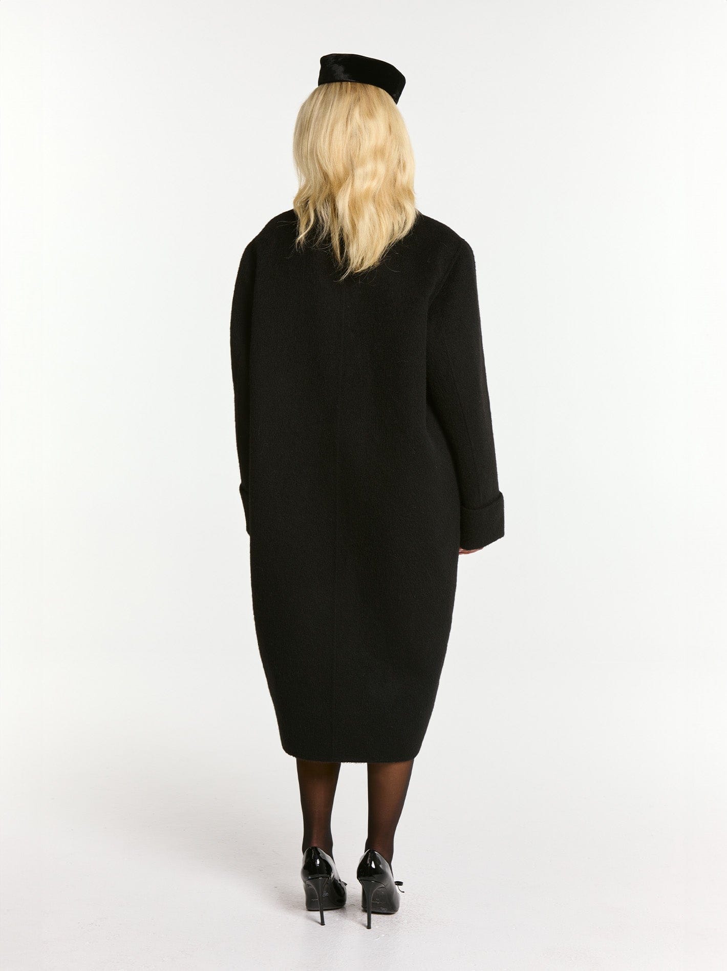 Audrina Coat (Black) made by Nana Jacqueline