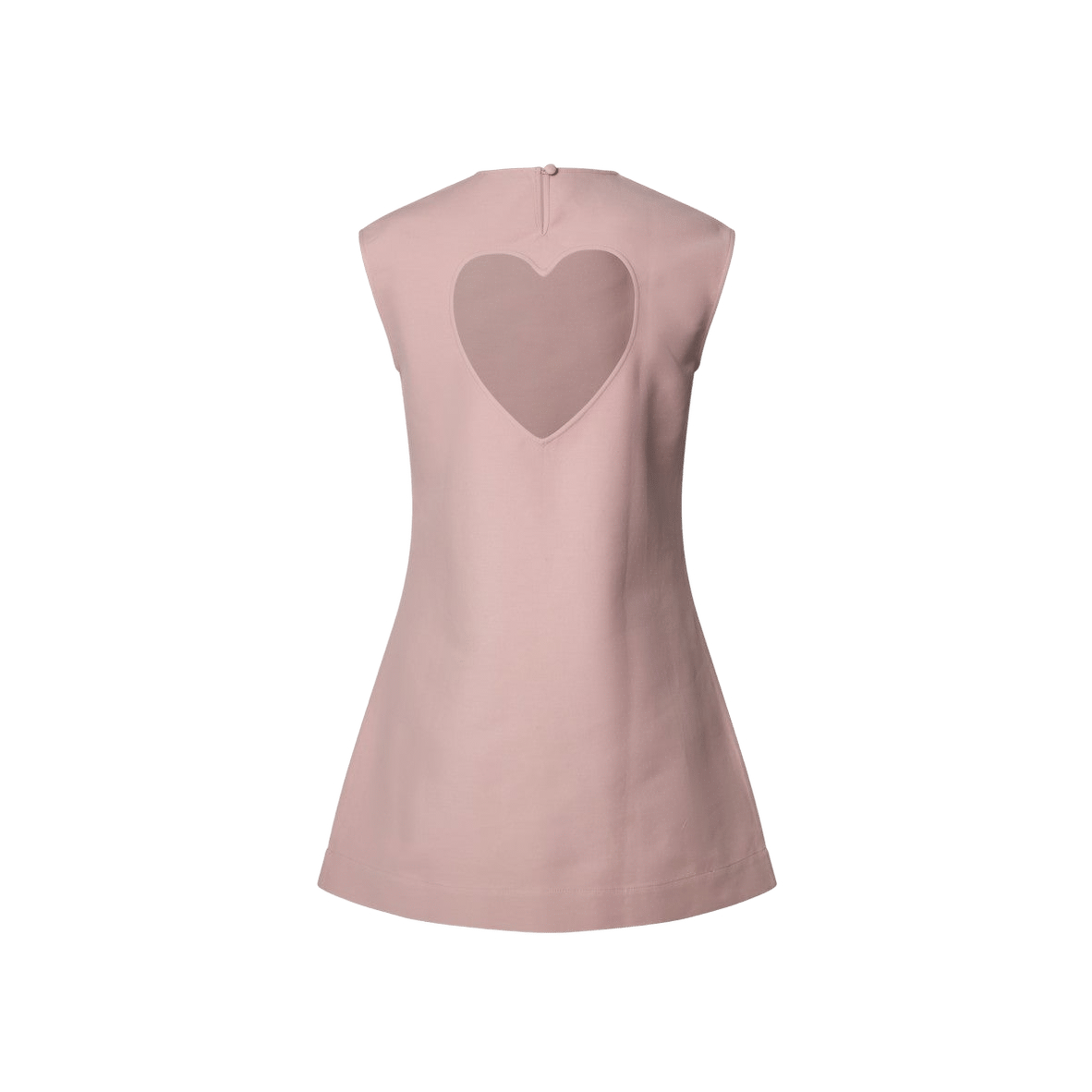 Heart Cut Out Dress Pink made by CLOEYS