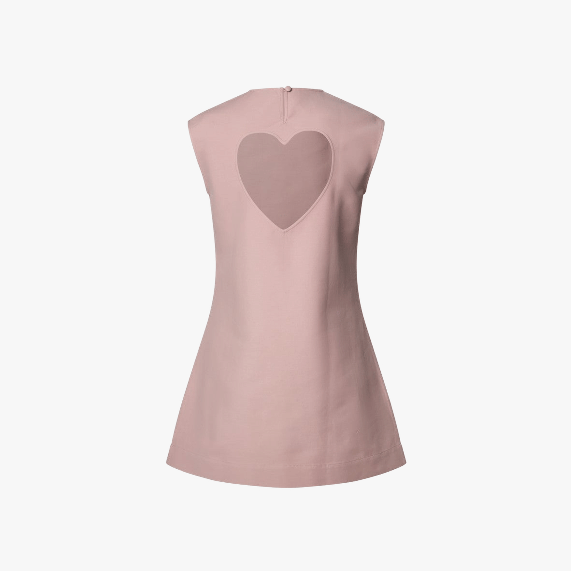 Heart Cut Out Dress Pink made by CLOEYS
